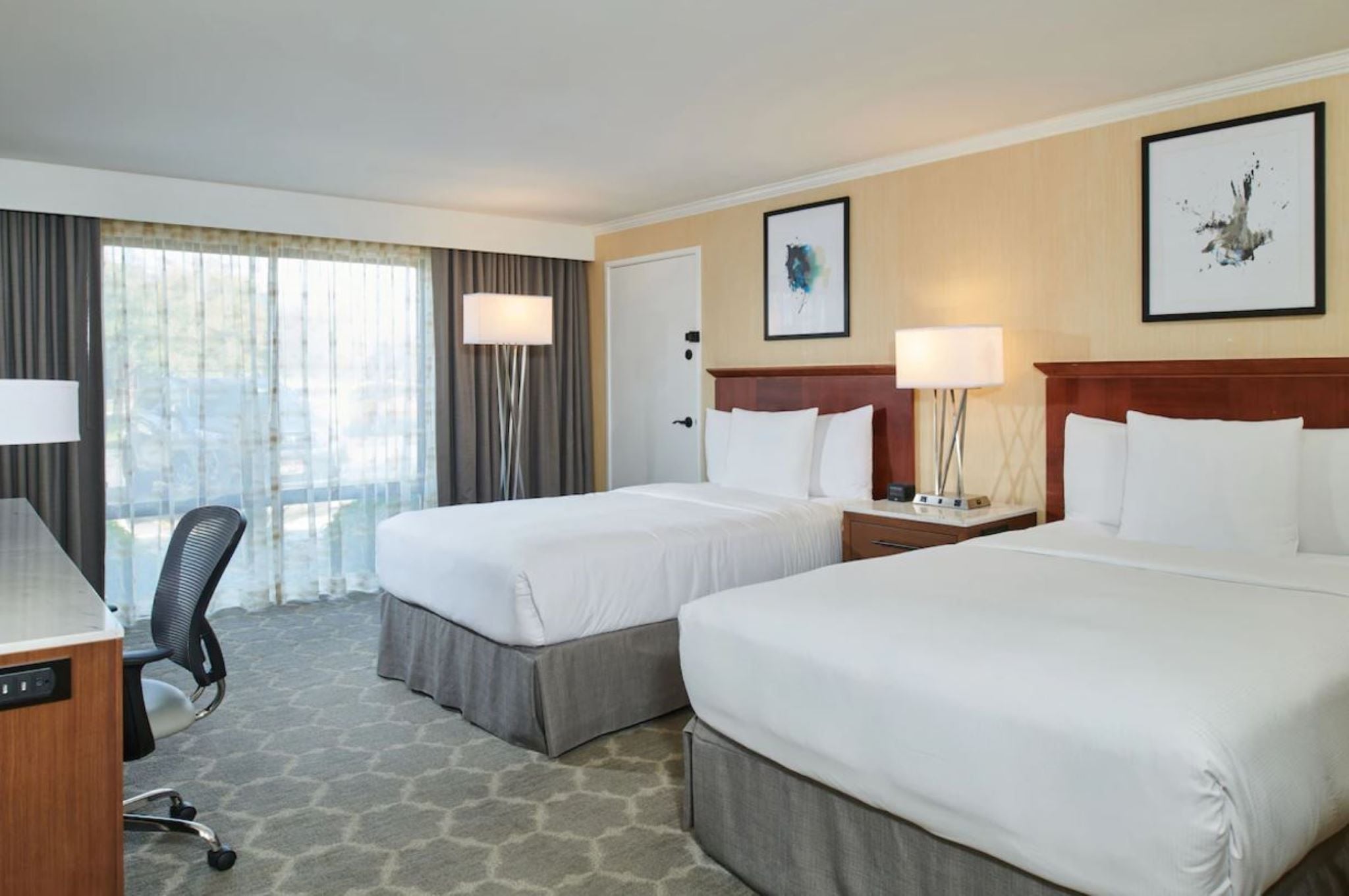 Double Two Double Beds