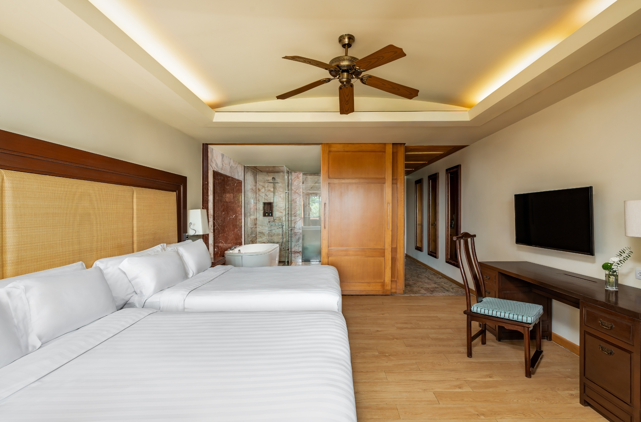 Double Two Double Beds