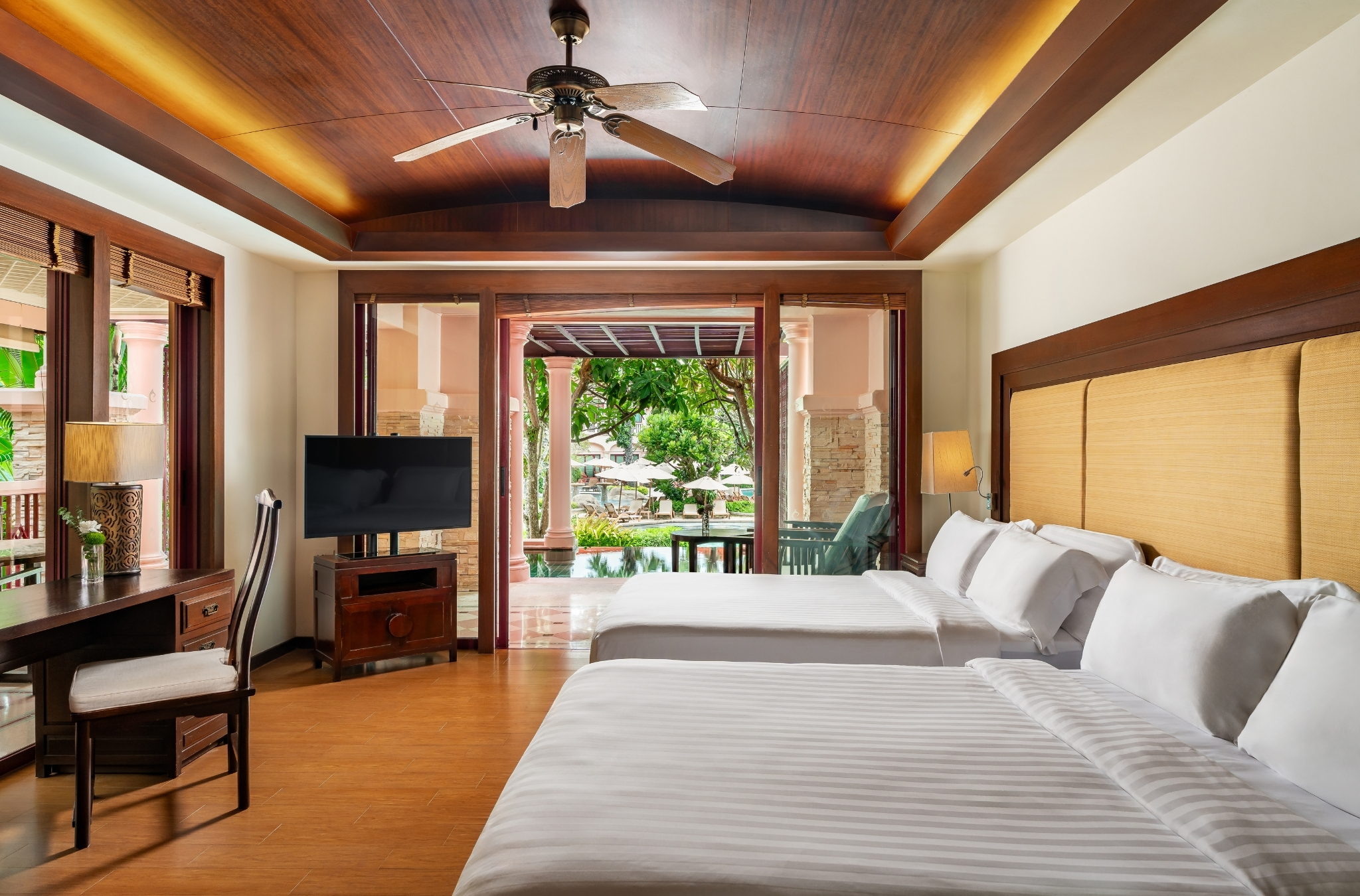 Double Two Double Beds