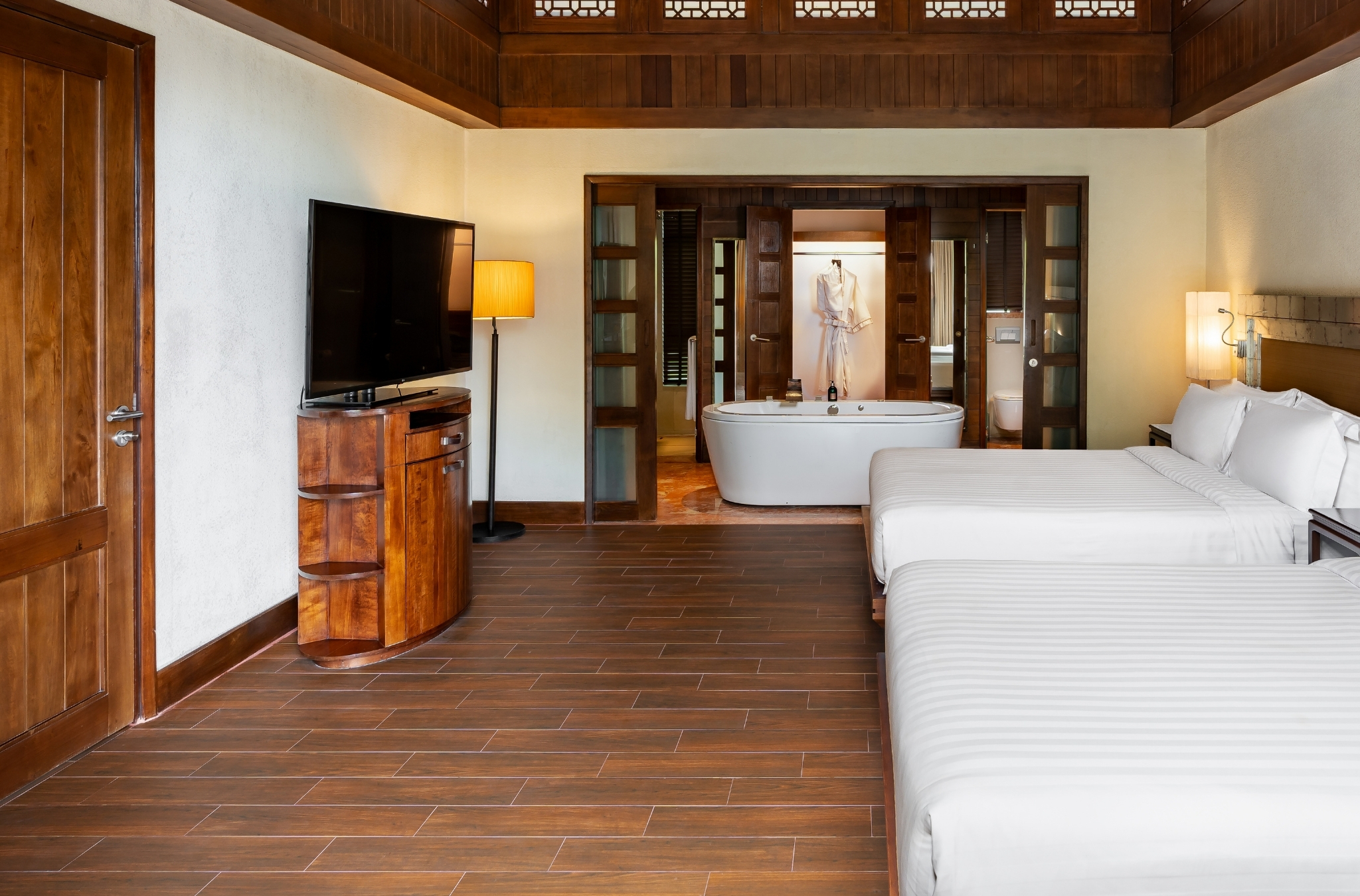 Double Two Double Beds