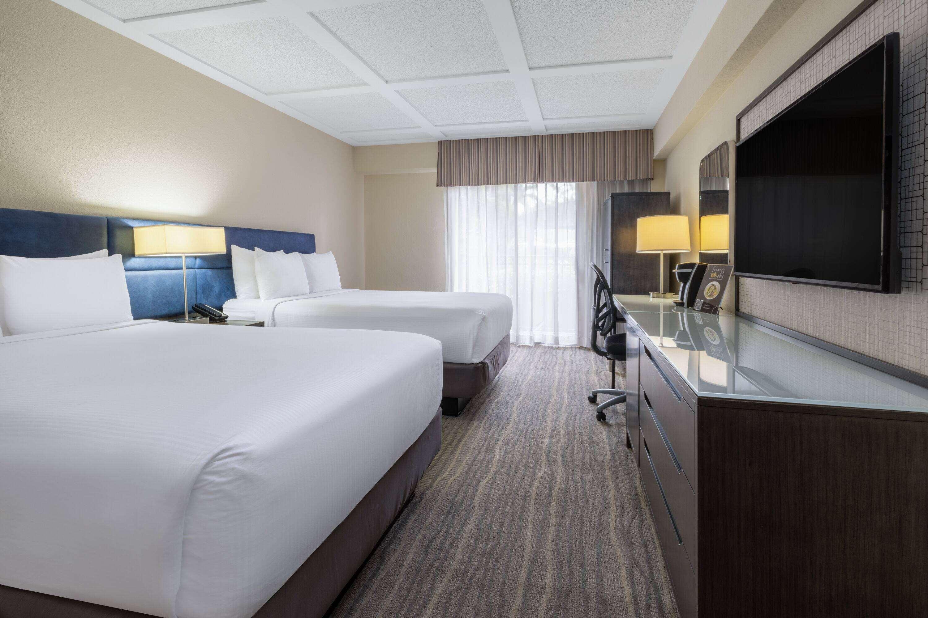 Double Pool View Two Double Beds