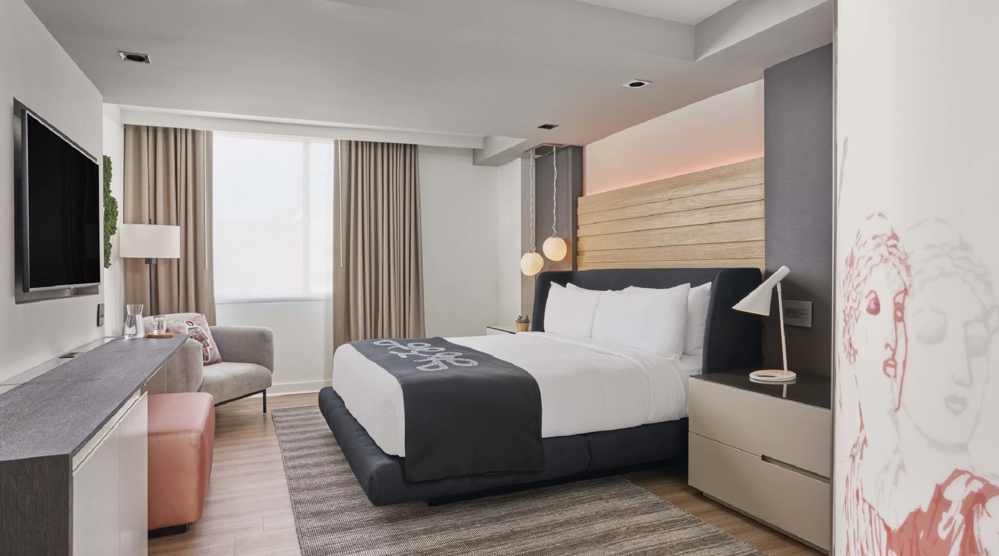 Double City View King Bed