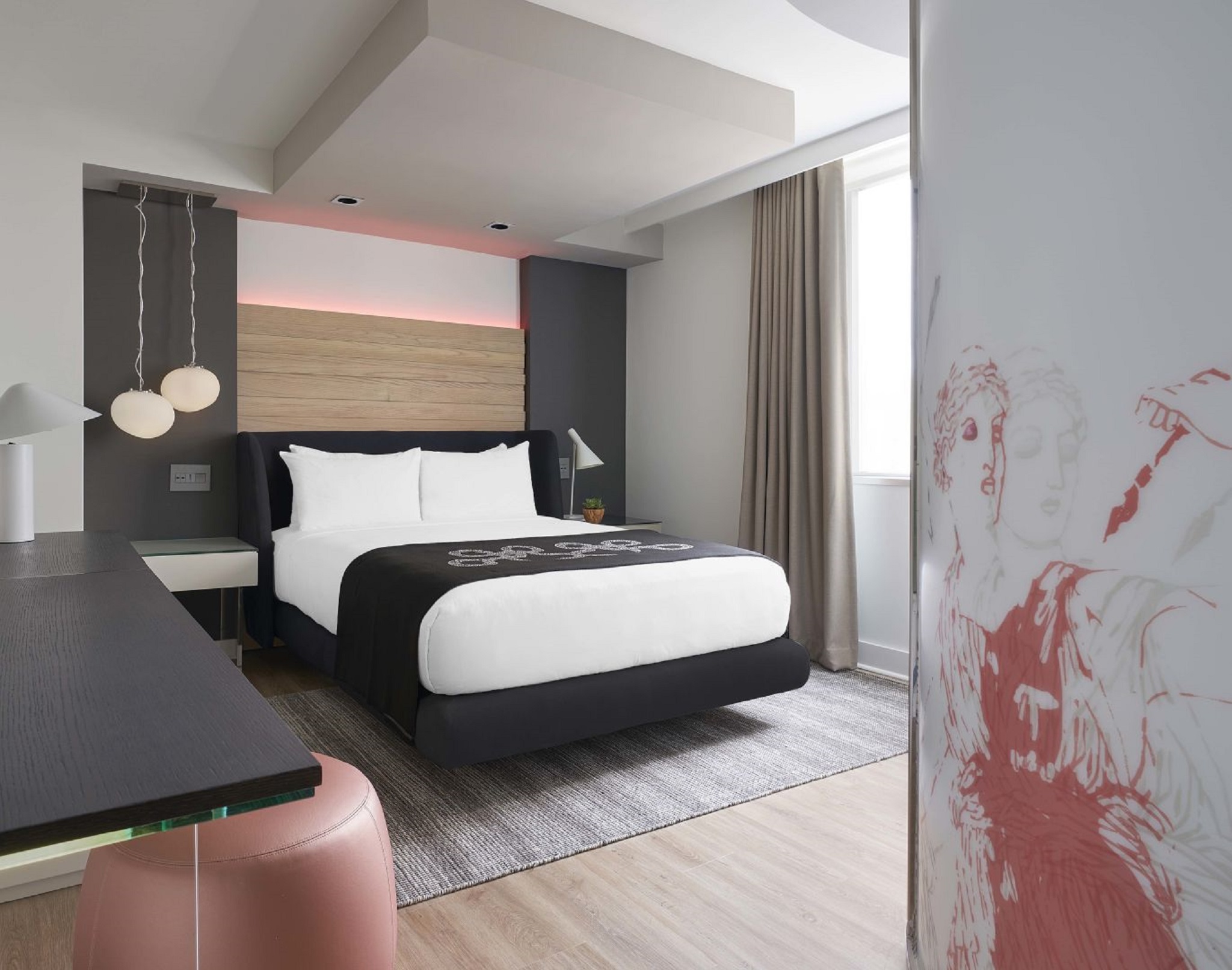 Double Queen Size Bed