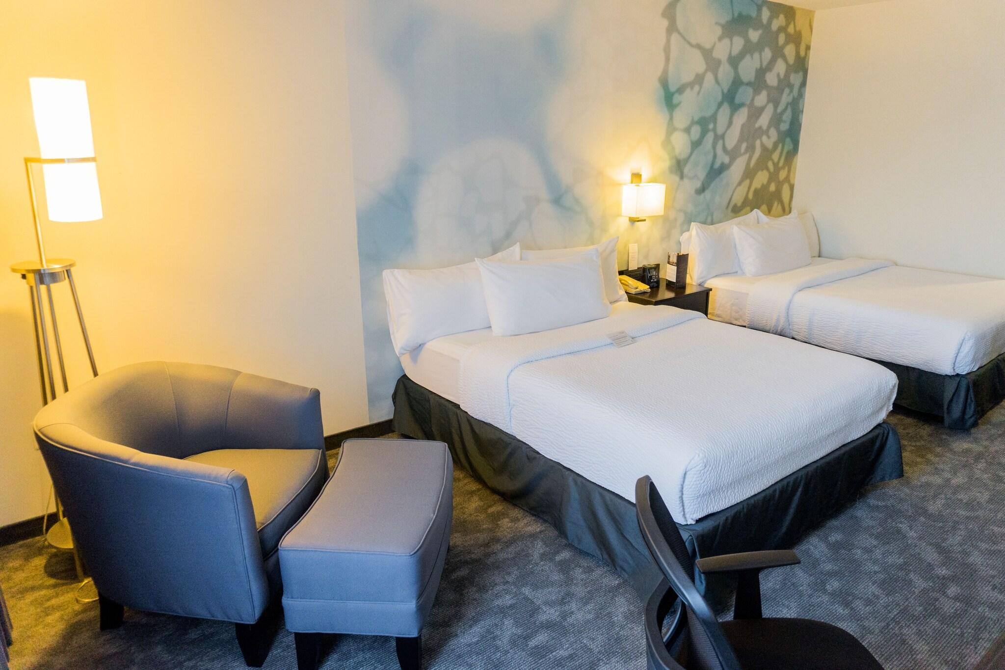 Double Two Queen Beds