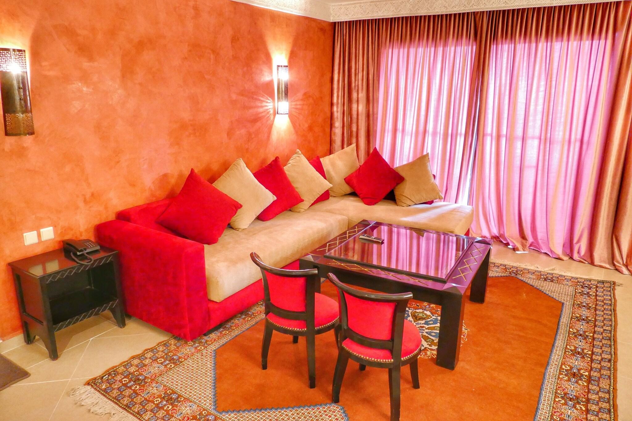 Junior Suite Two Double Beds One Bedroom 