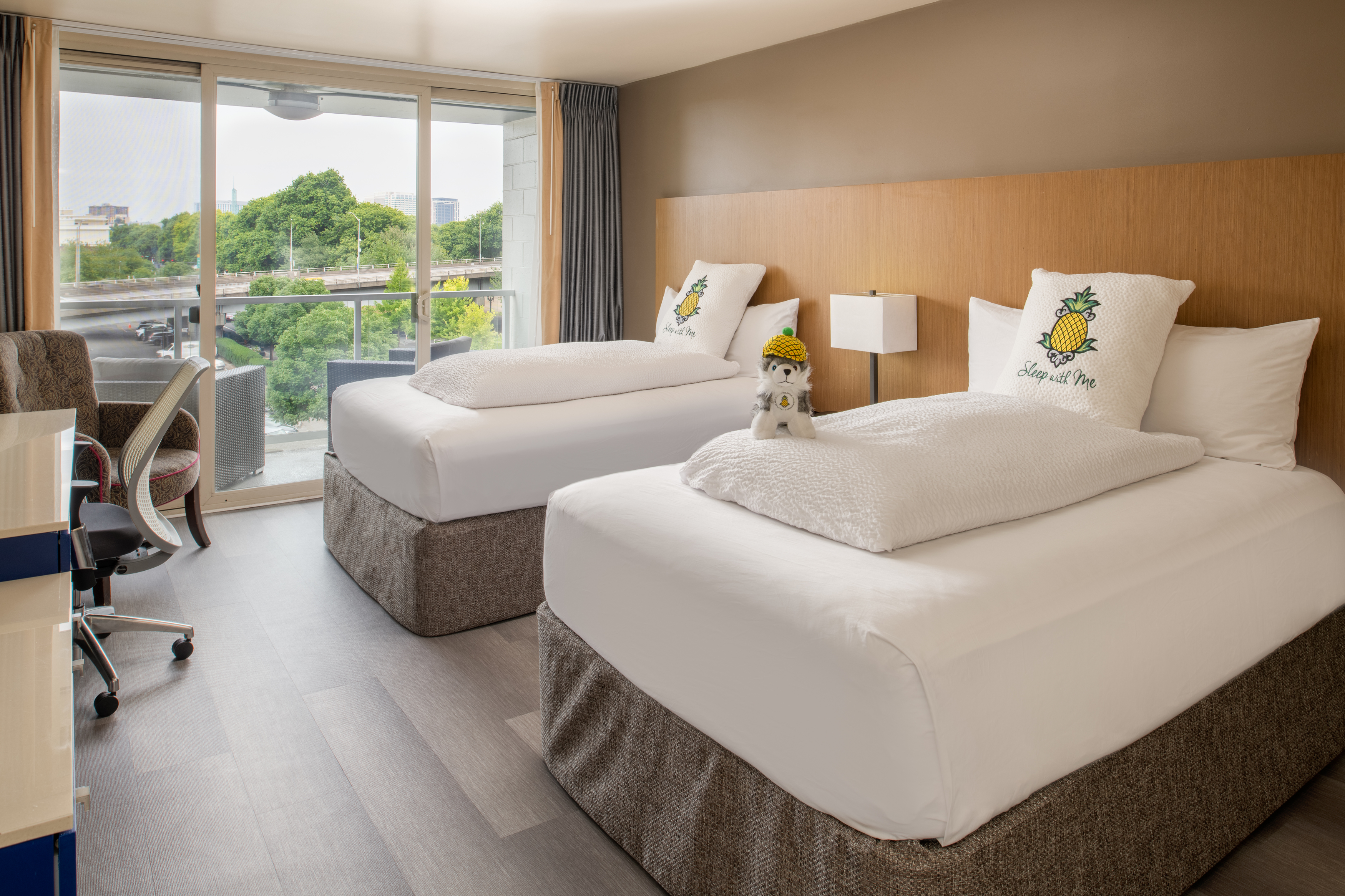 Double Two Double Beds