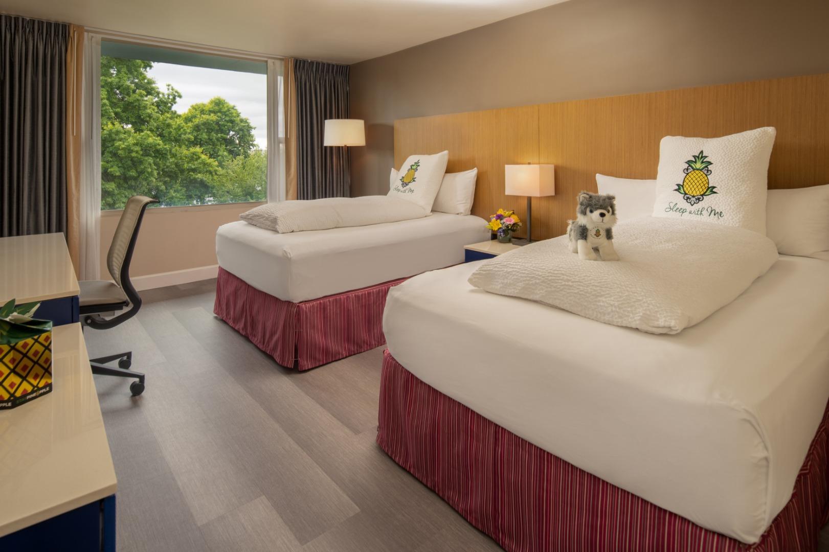 Double Two Double Beds