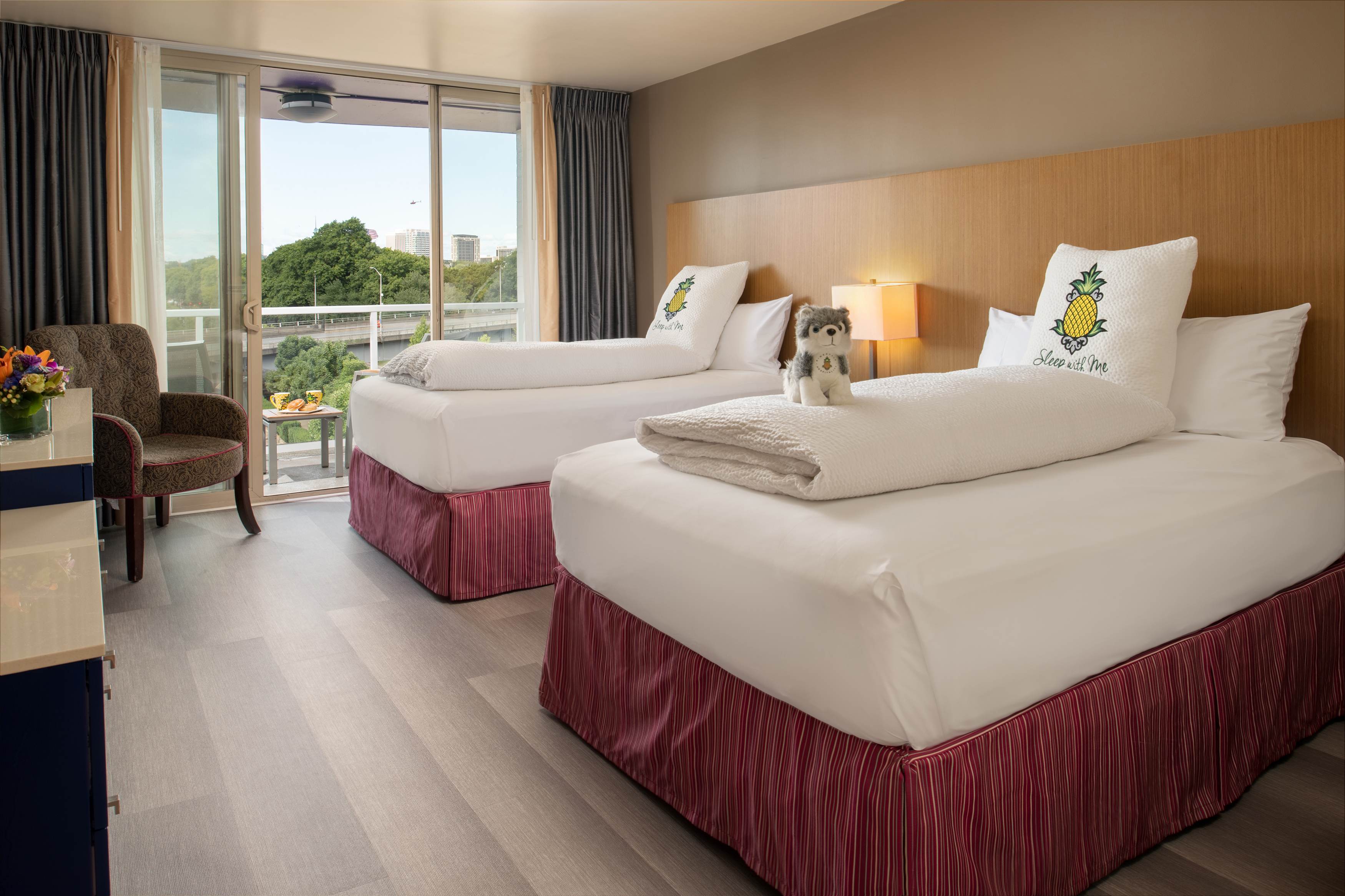 Double Two Double Beds