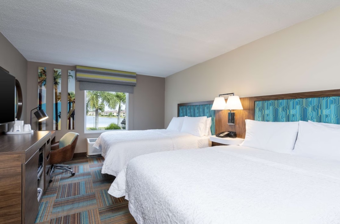 Double Two Queen Beds