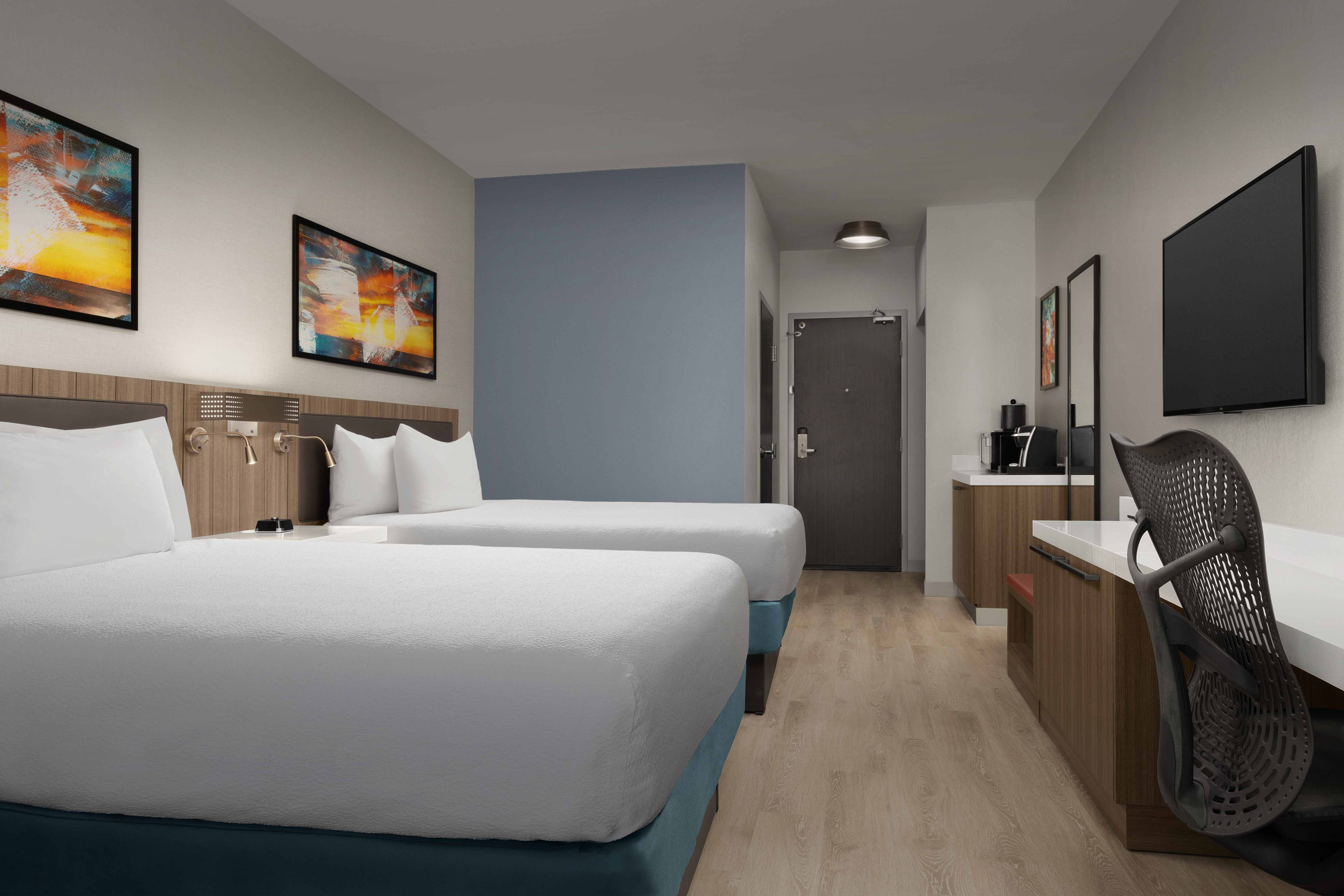 Double Two Queen Beds