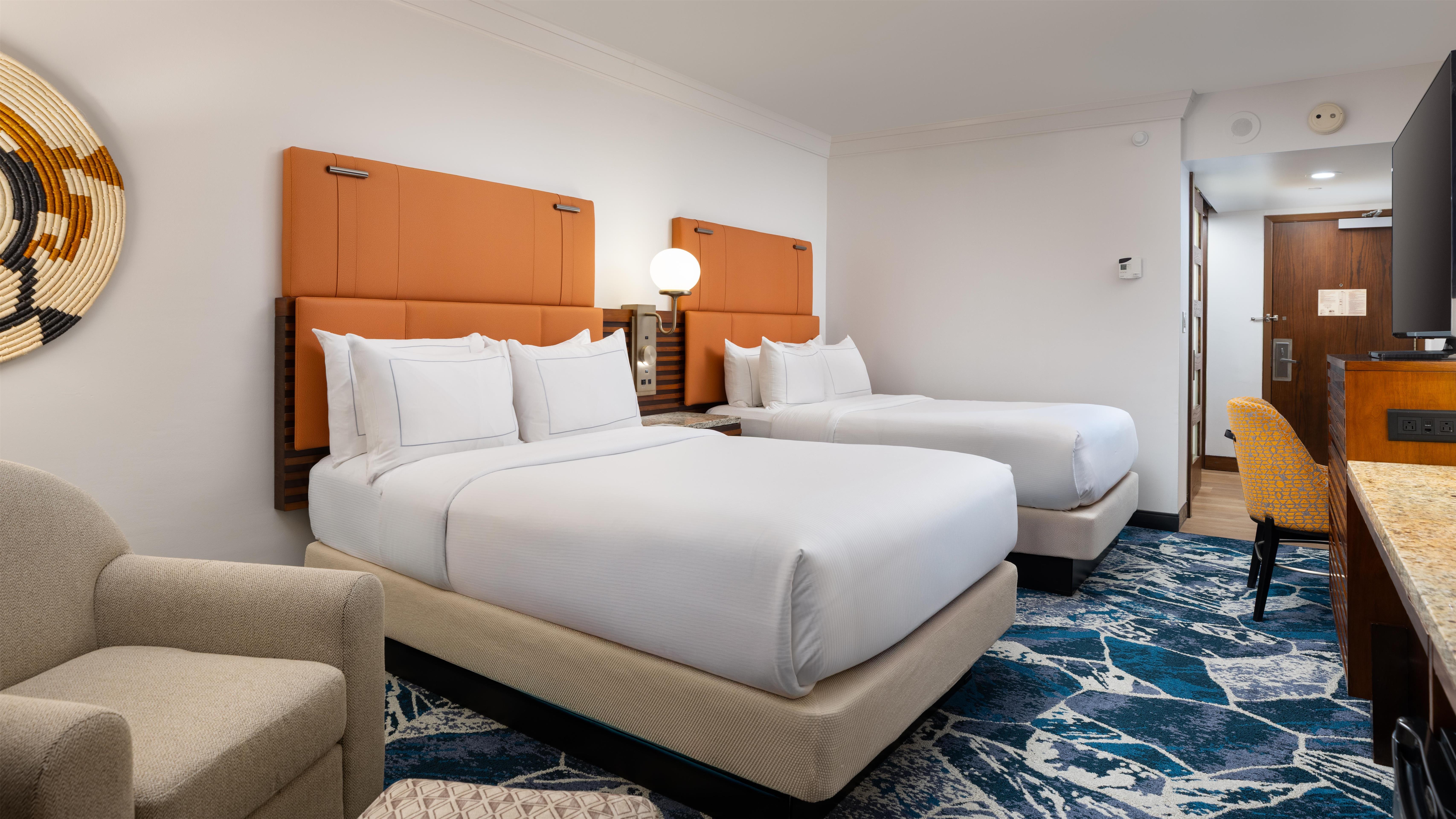 Double City View Two Double Beds