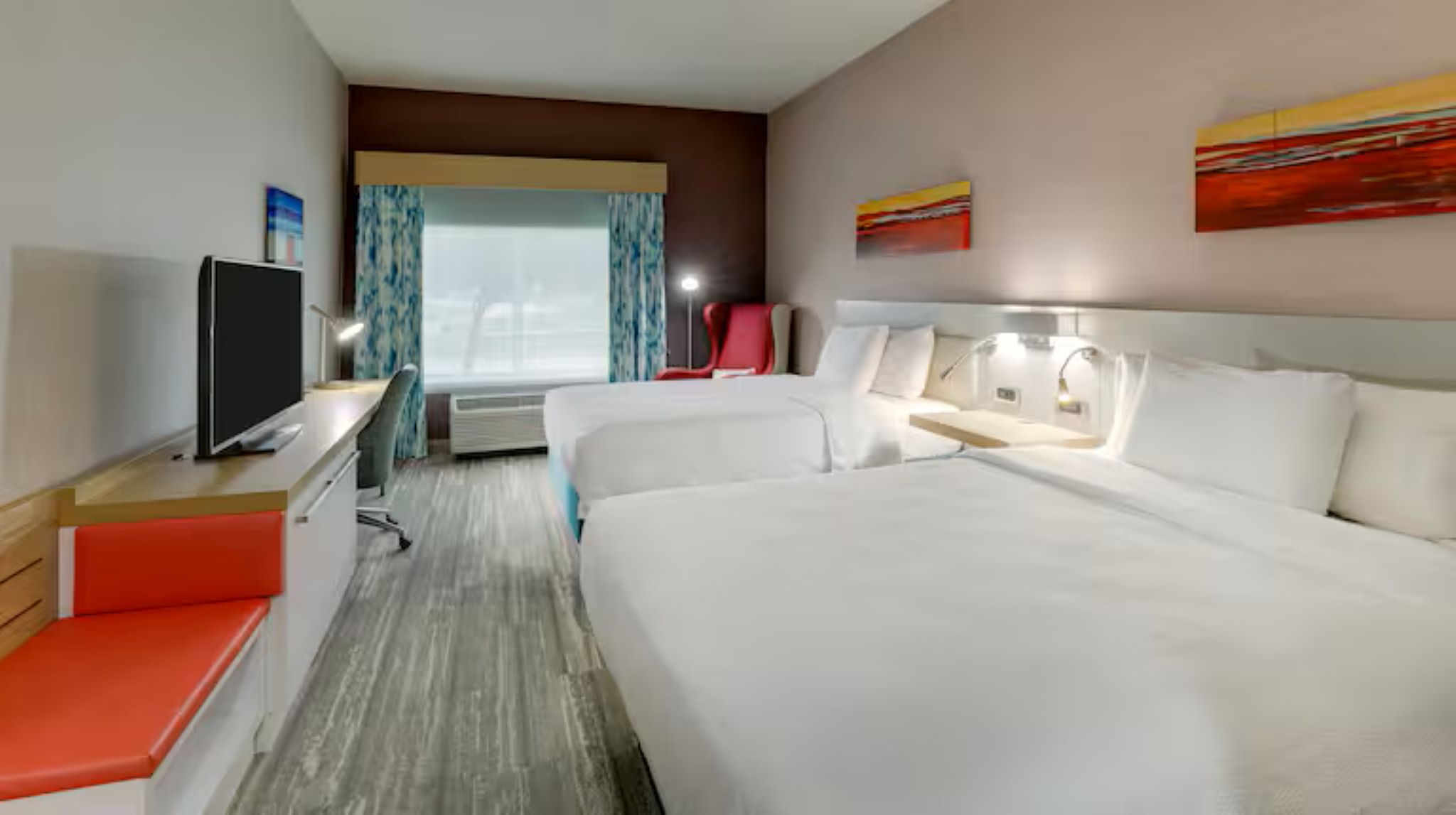 Double Two Queen Beds