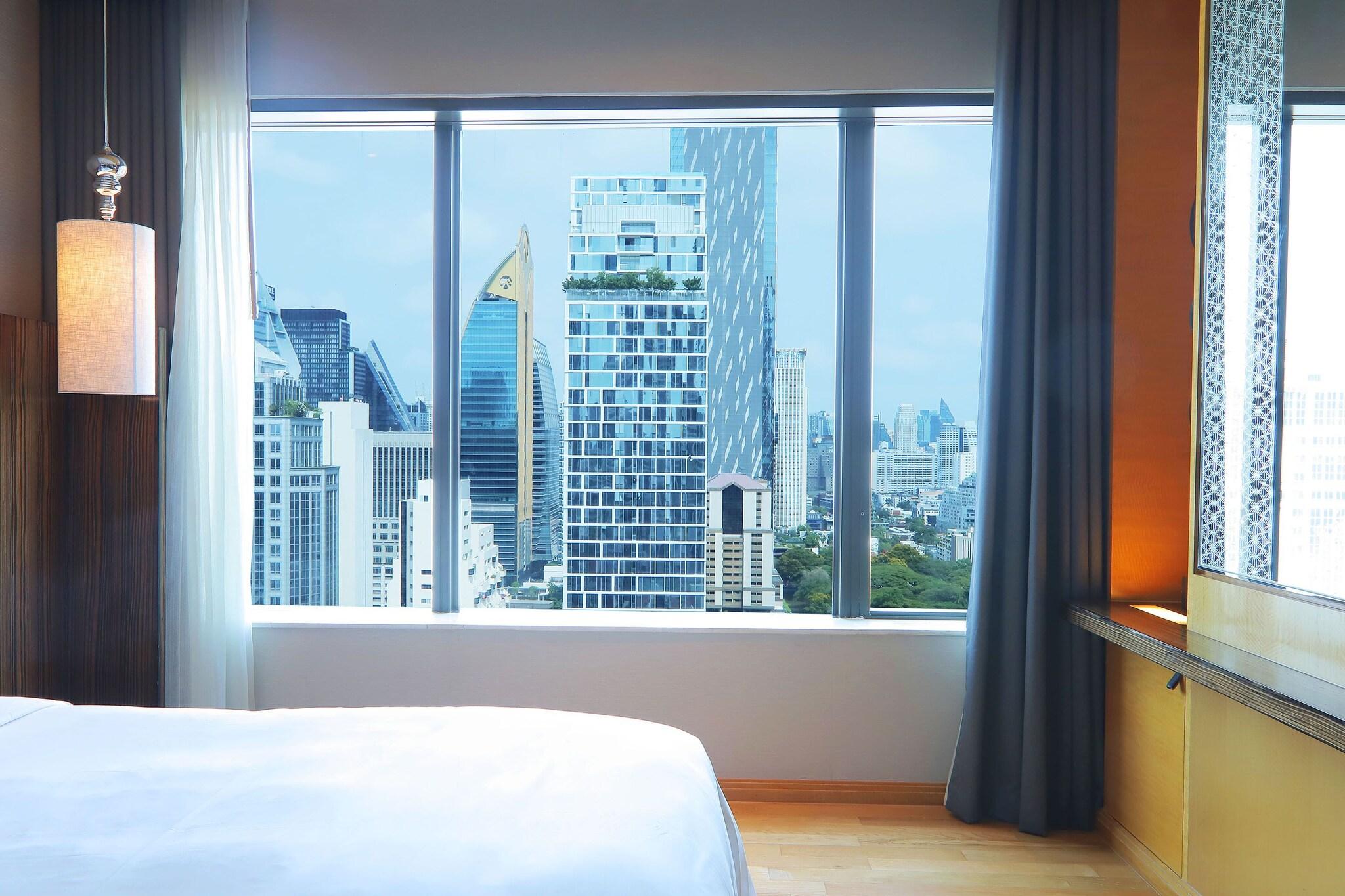 Quadruple City View Two Double Beds