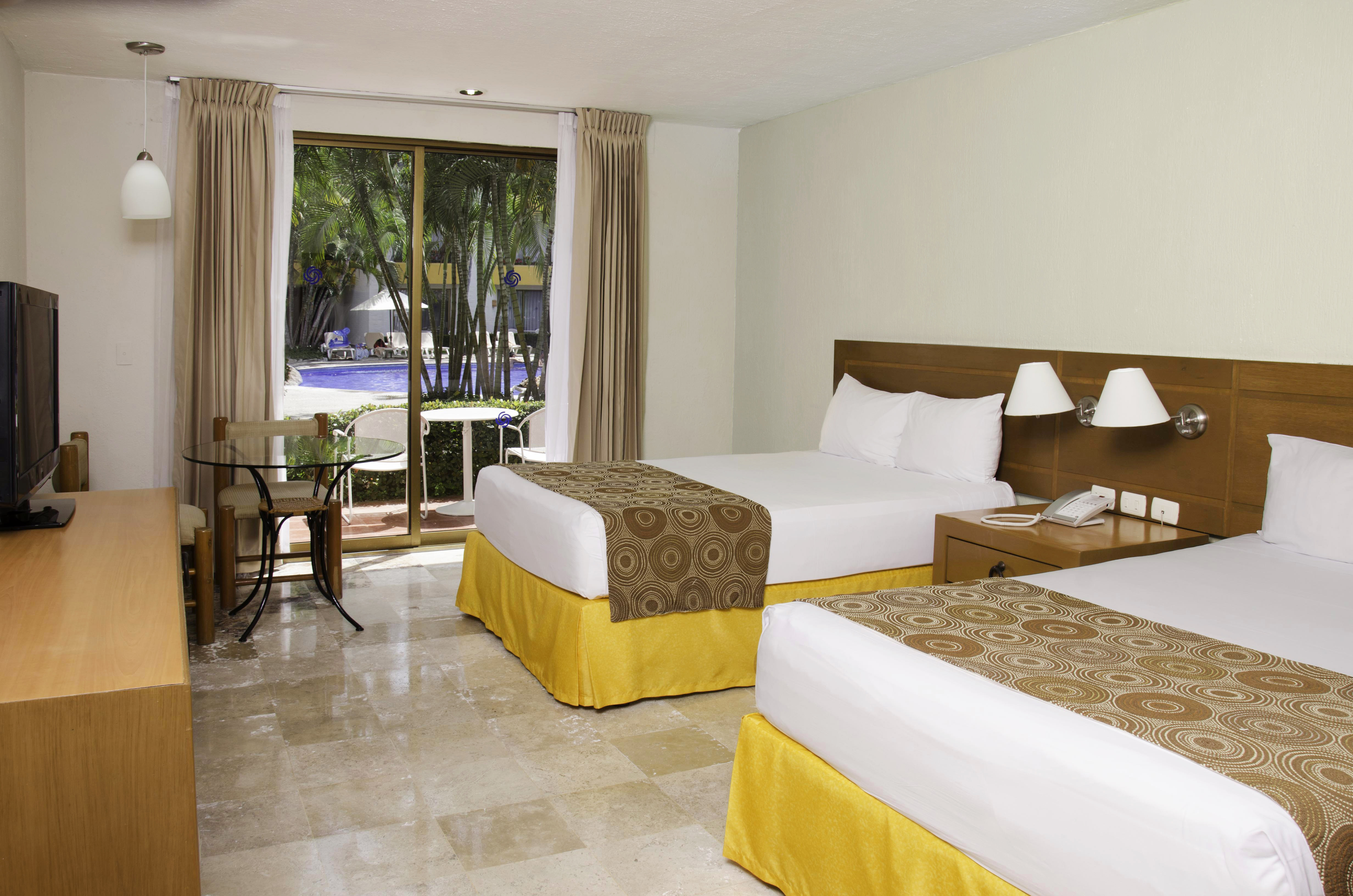 Triple Two Double Beds