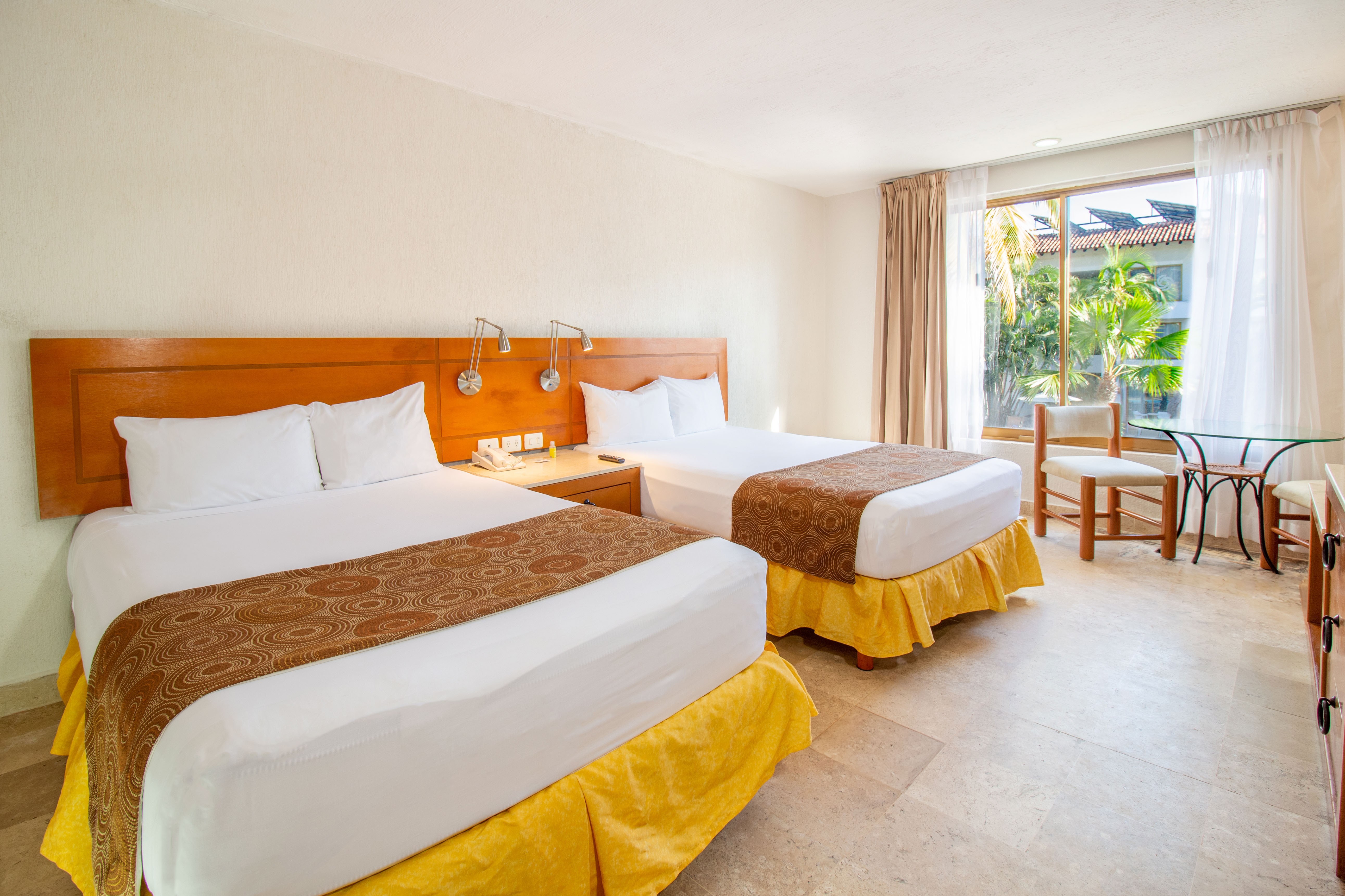 Triple Two Double Beds