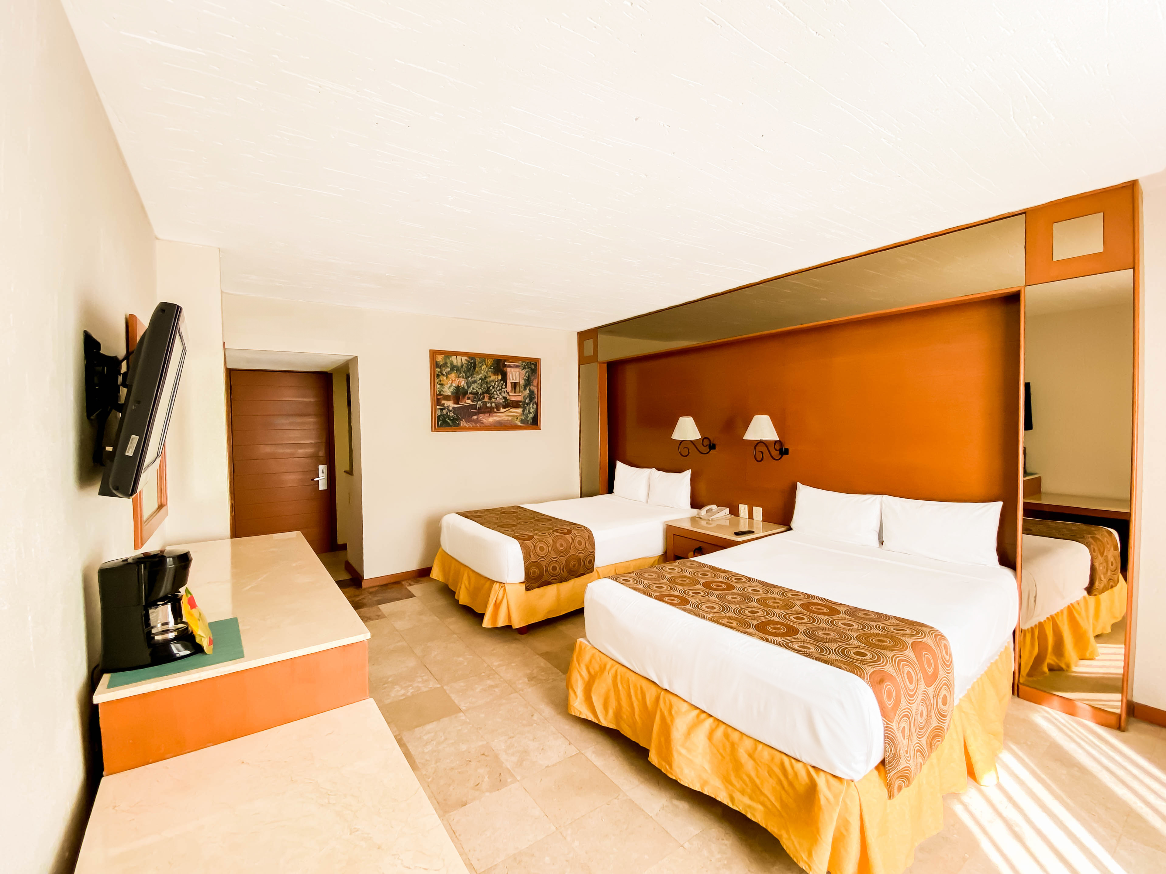 Single Two Double Beds