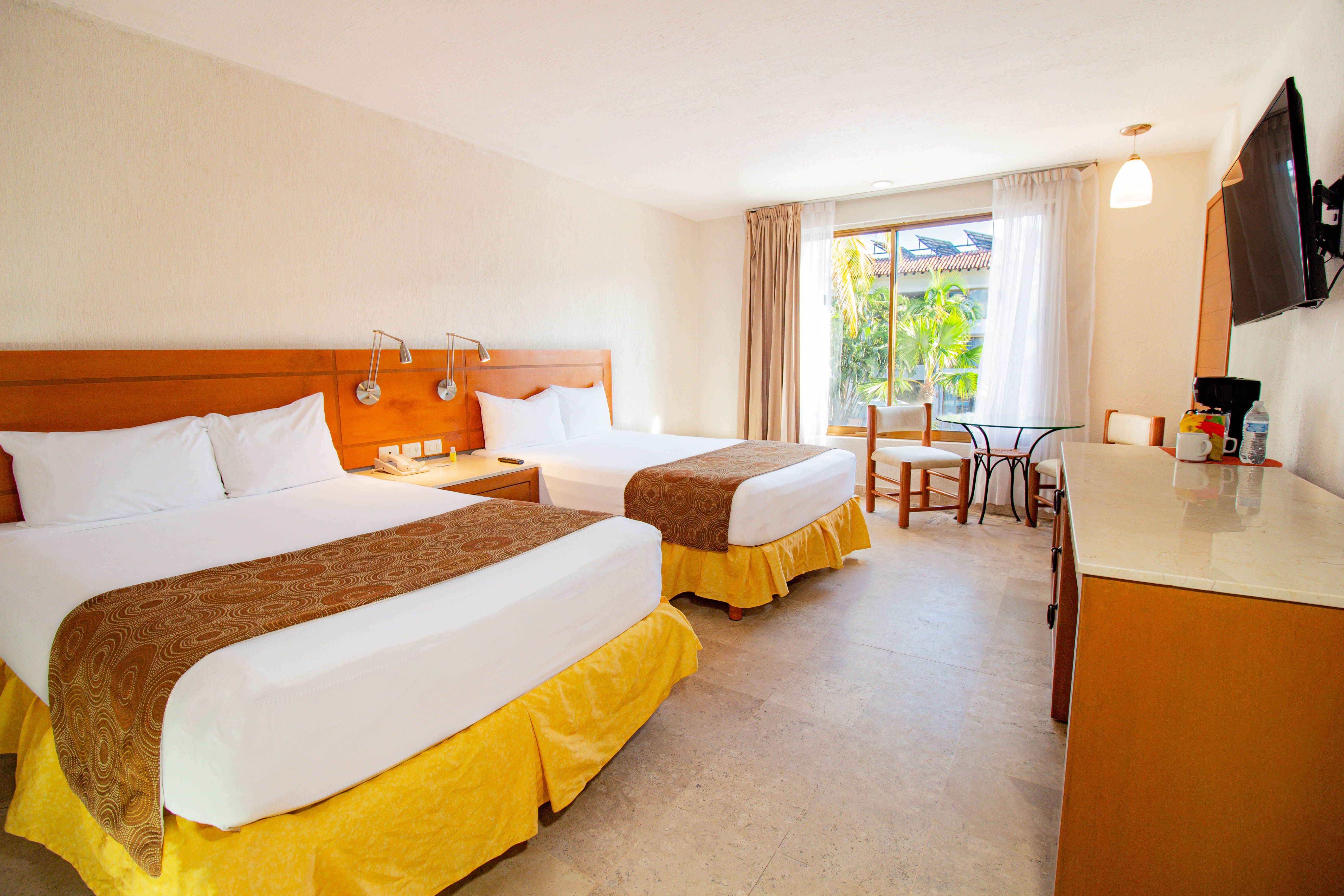 Double Two Double Beds