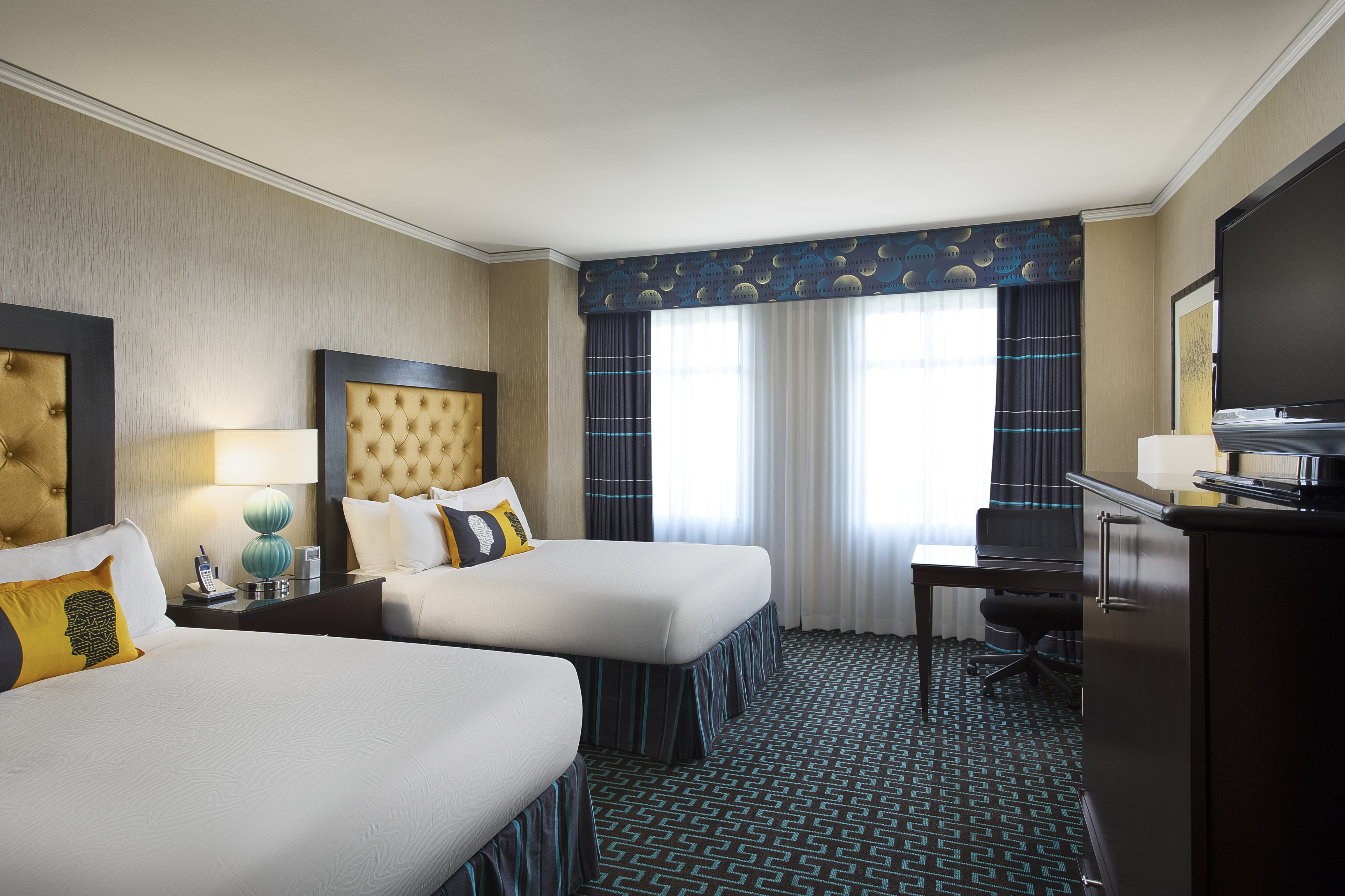 Double Two Queen Beds