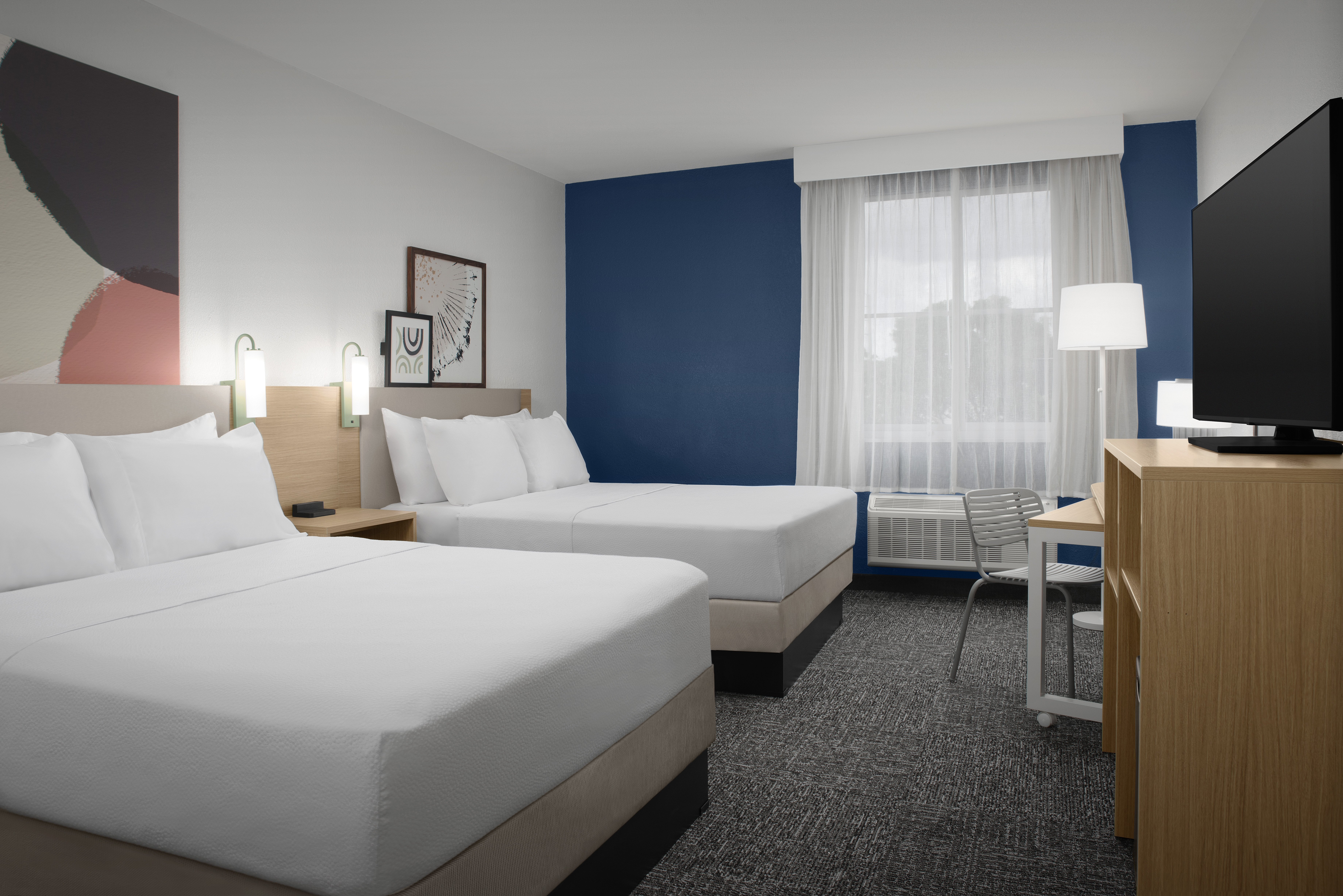 Double or Twin Two Queen Beds