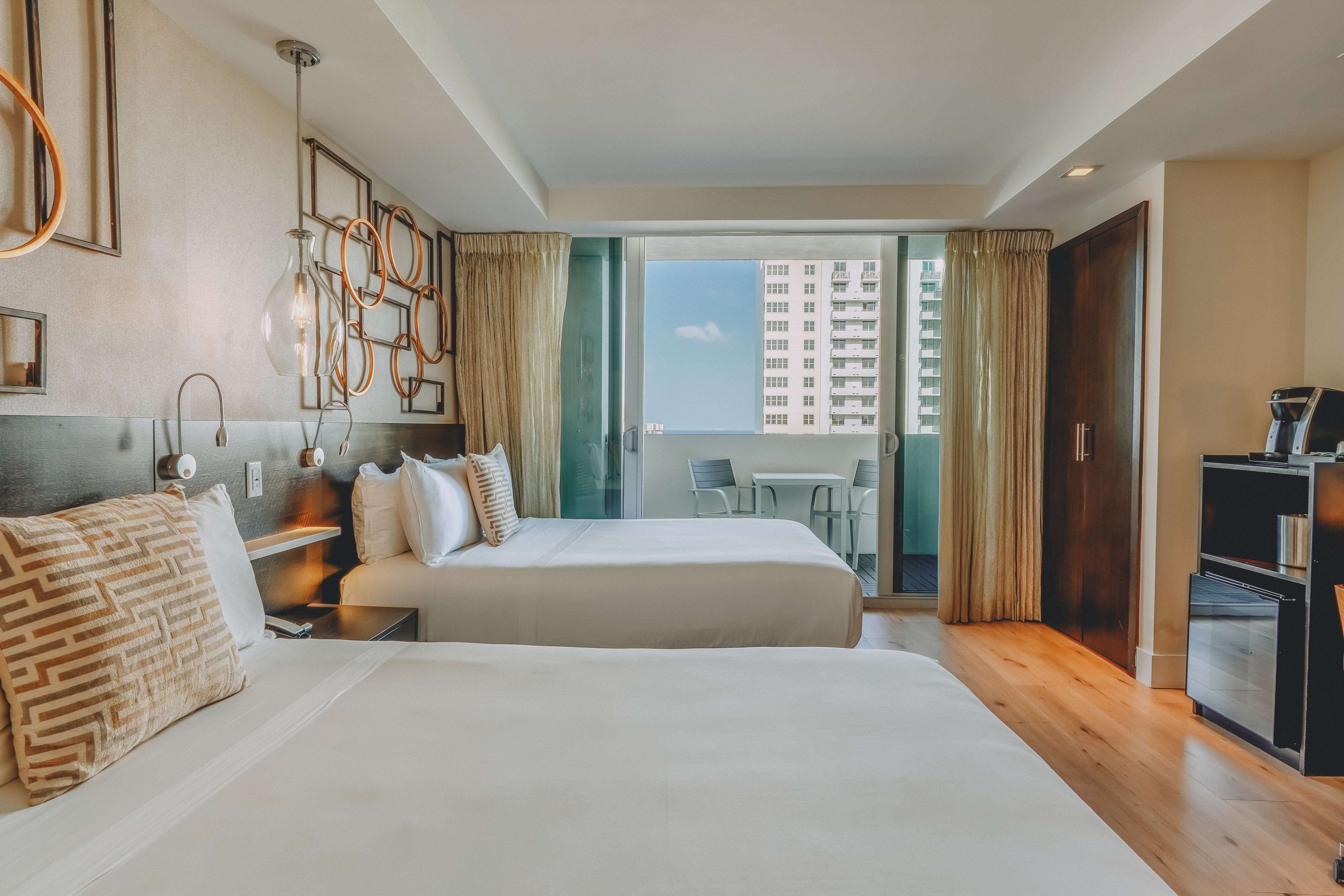 Double Two Queen Beds Pool View