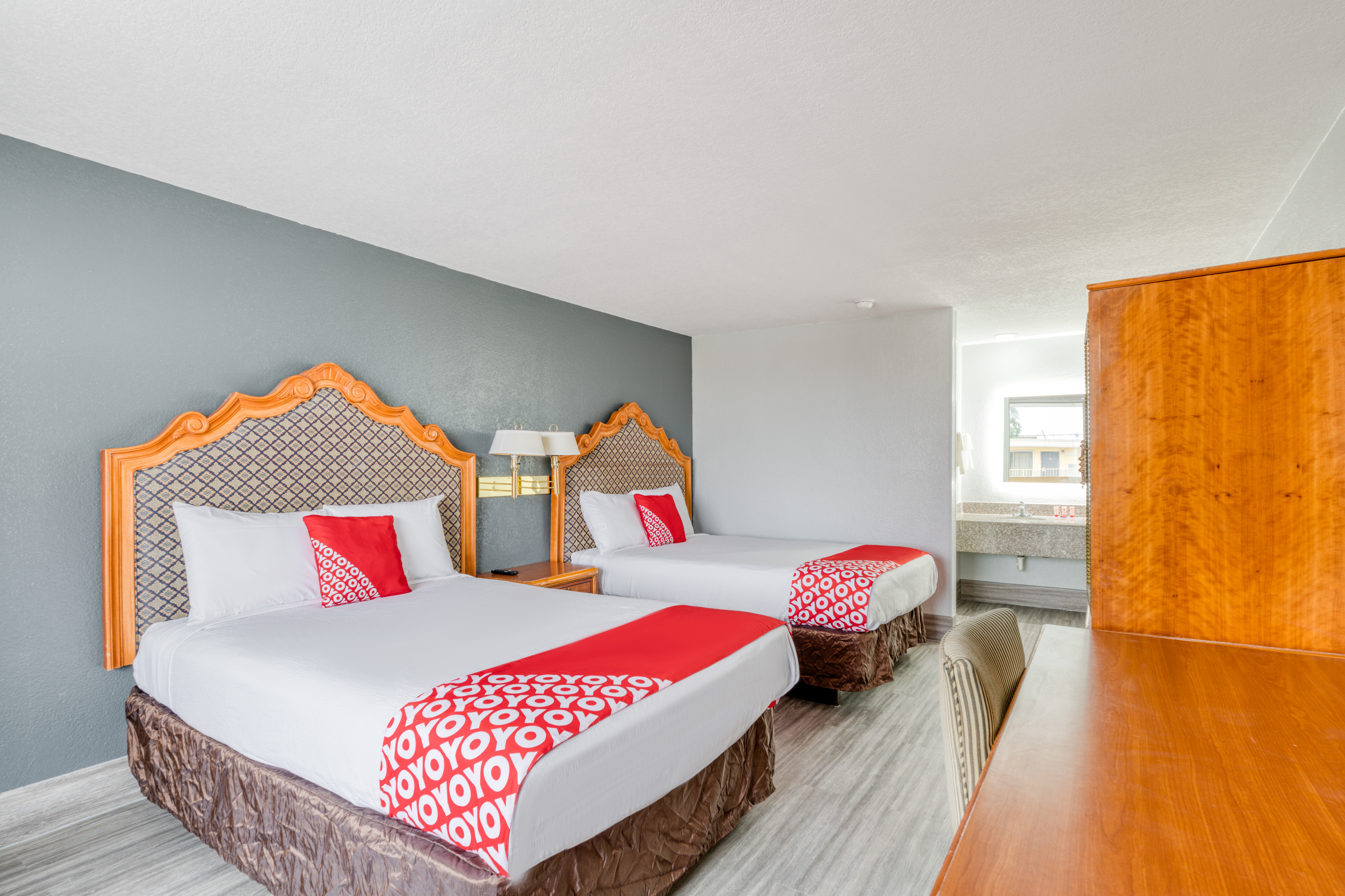 Double Two Double Beds