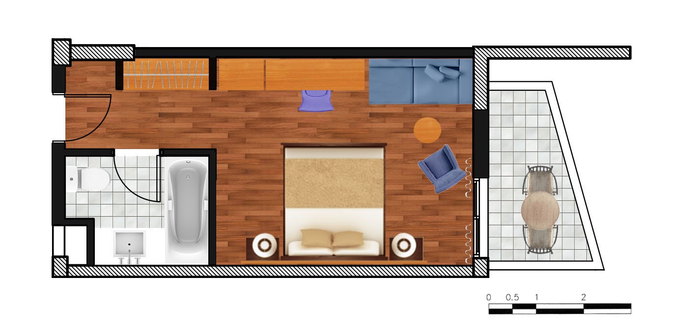 Double or Twin Superior Mountain View