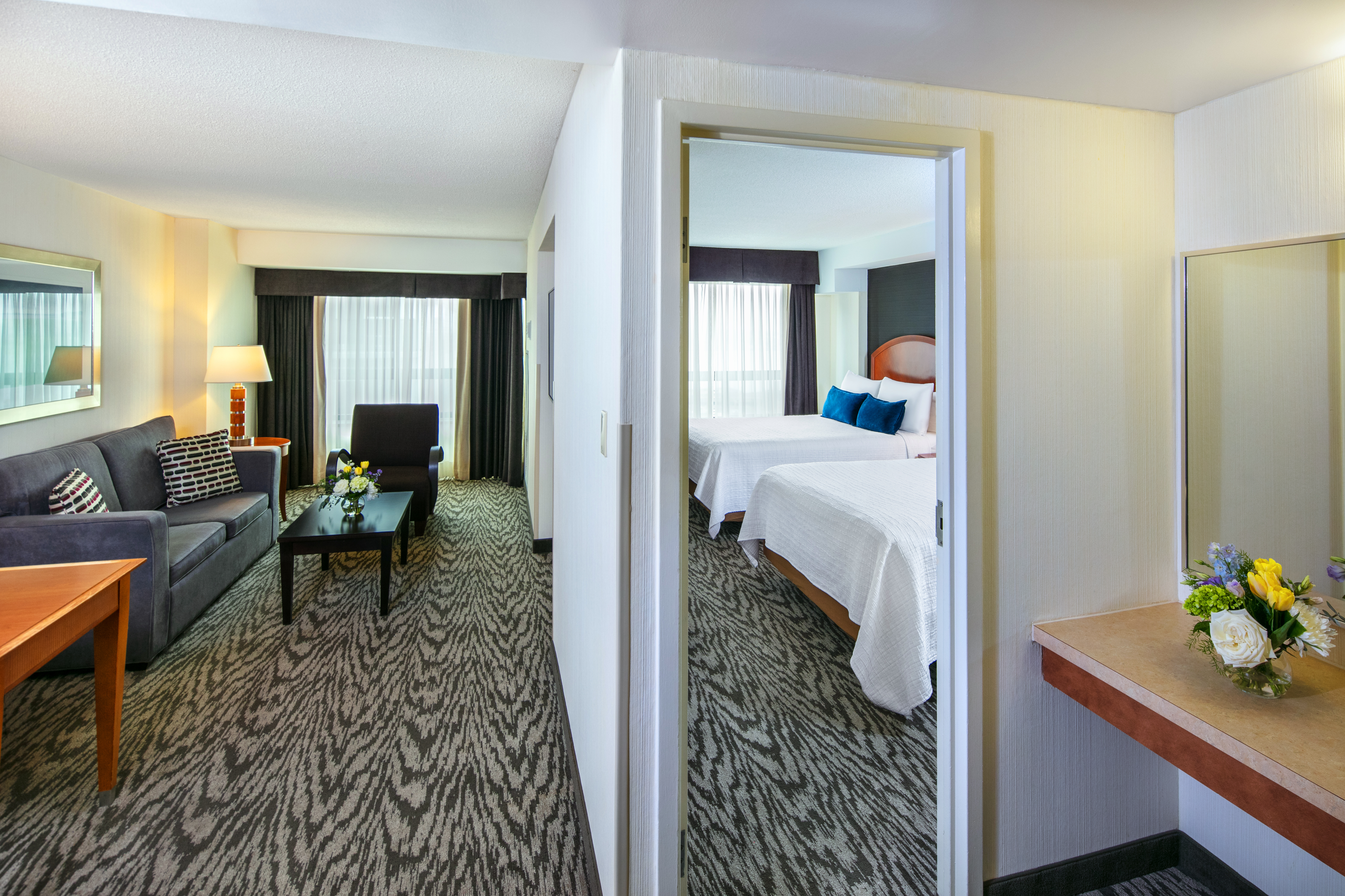 Suite Two Double Beds One Bedroom 