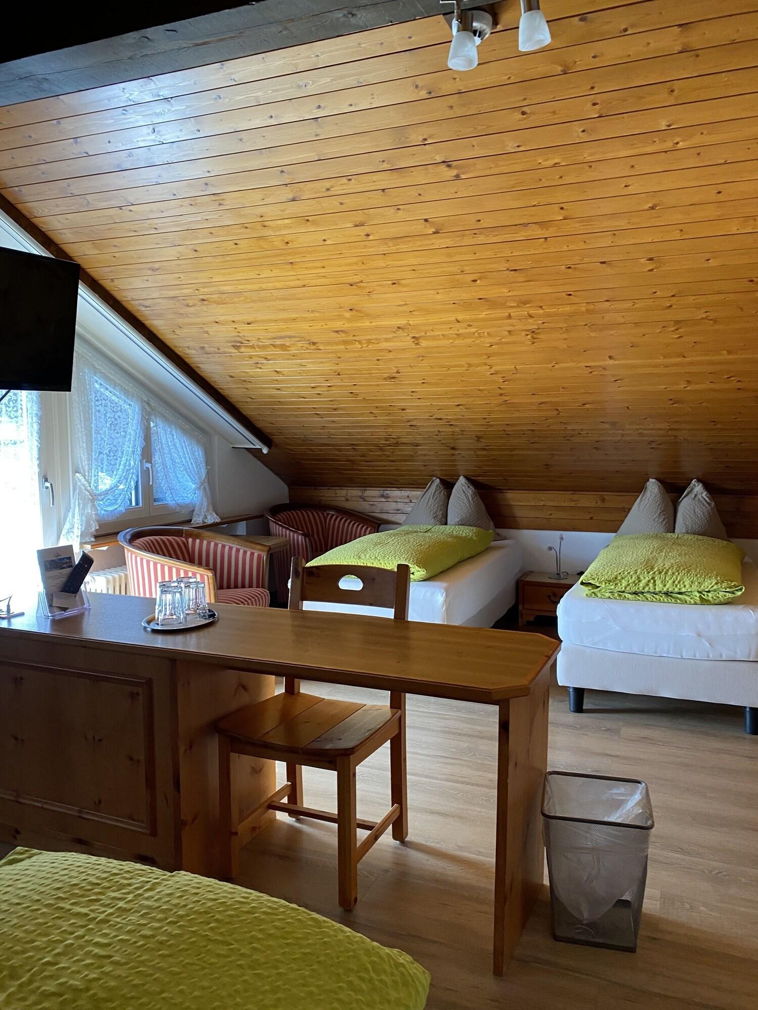 Quadruple with Balcony