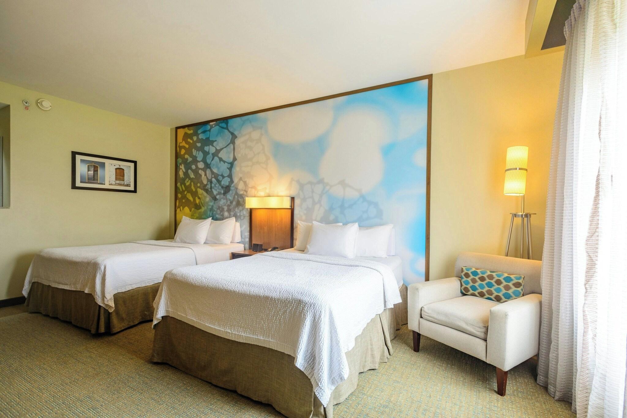 Quadruple Two Queen Beds