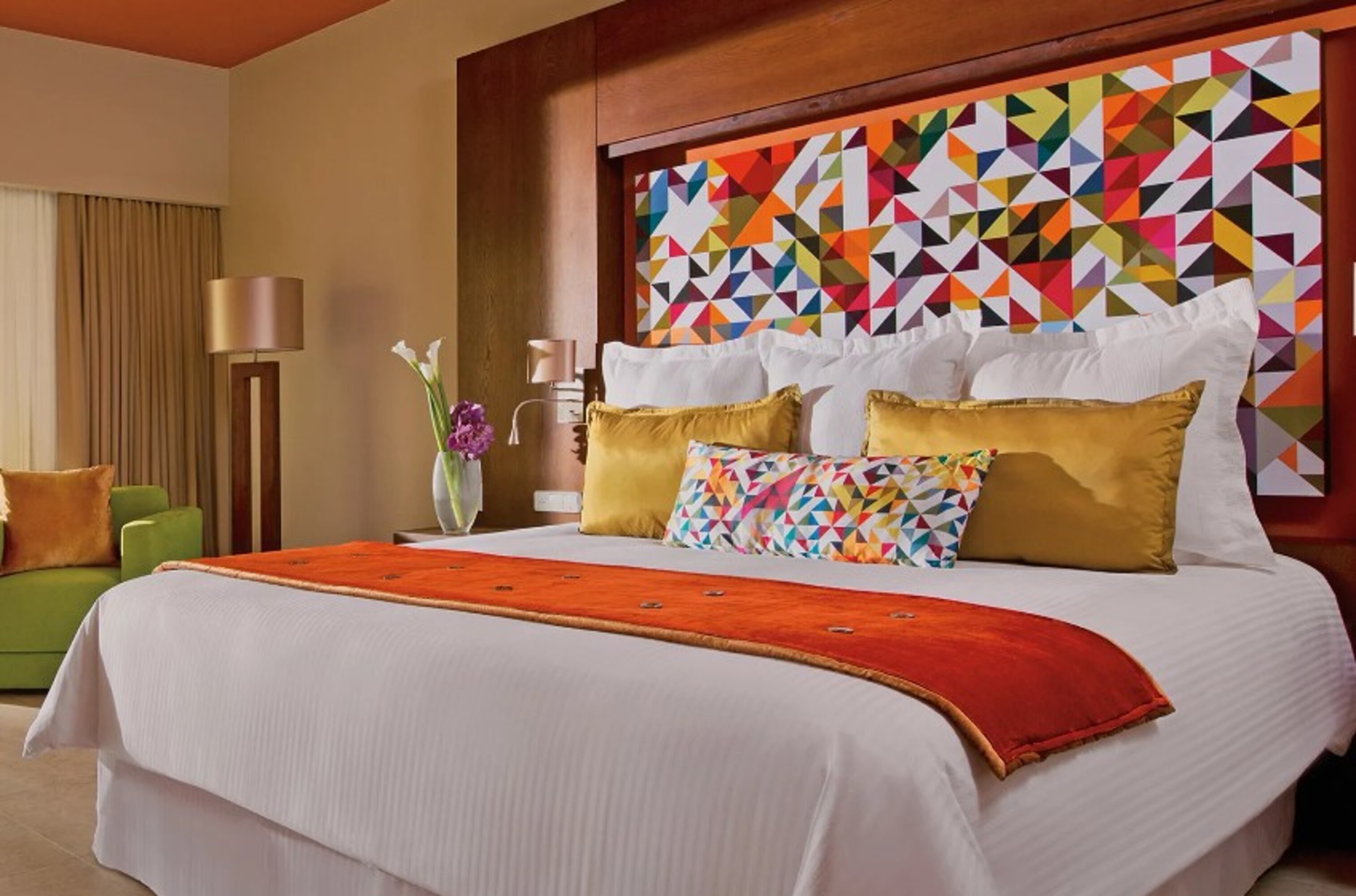 Junior Suite Pool View Two Double Beds