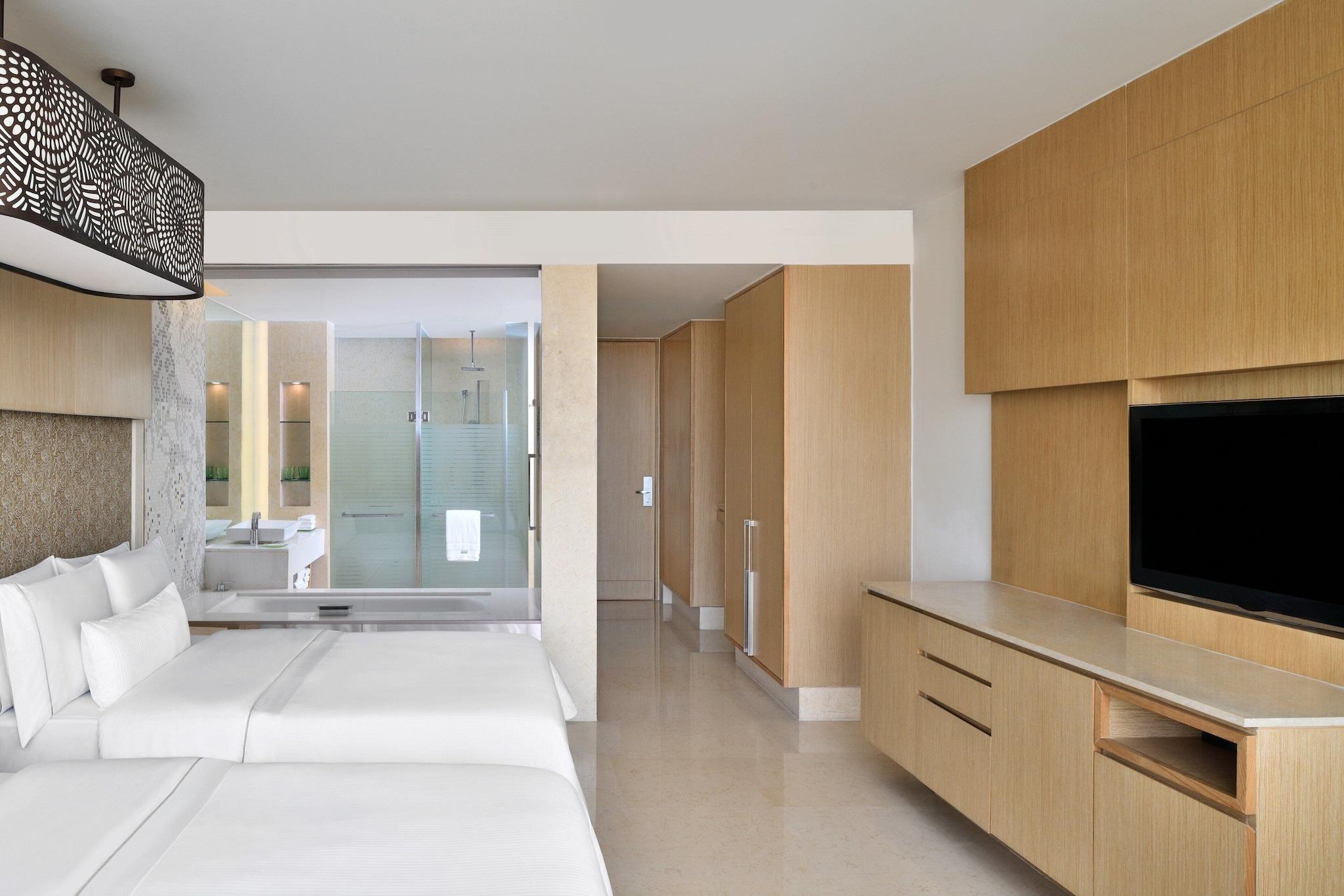 Quadruple Two Queen Beds Pool View