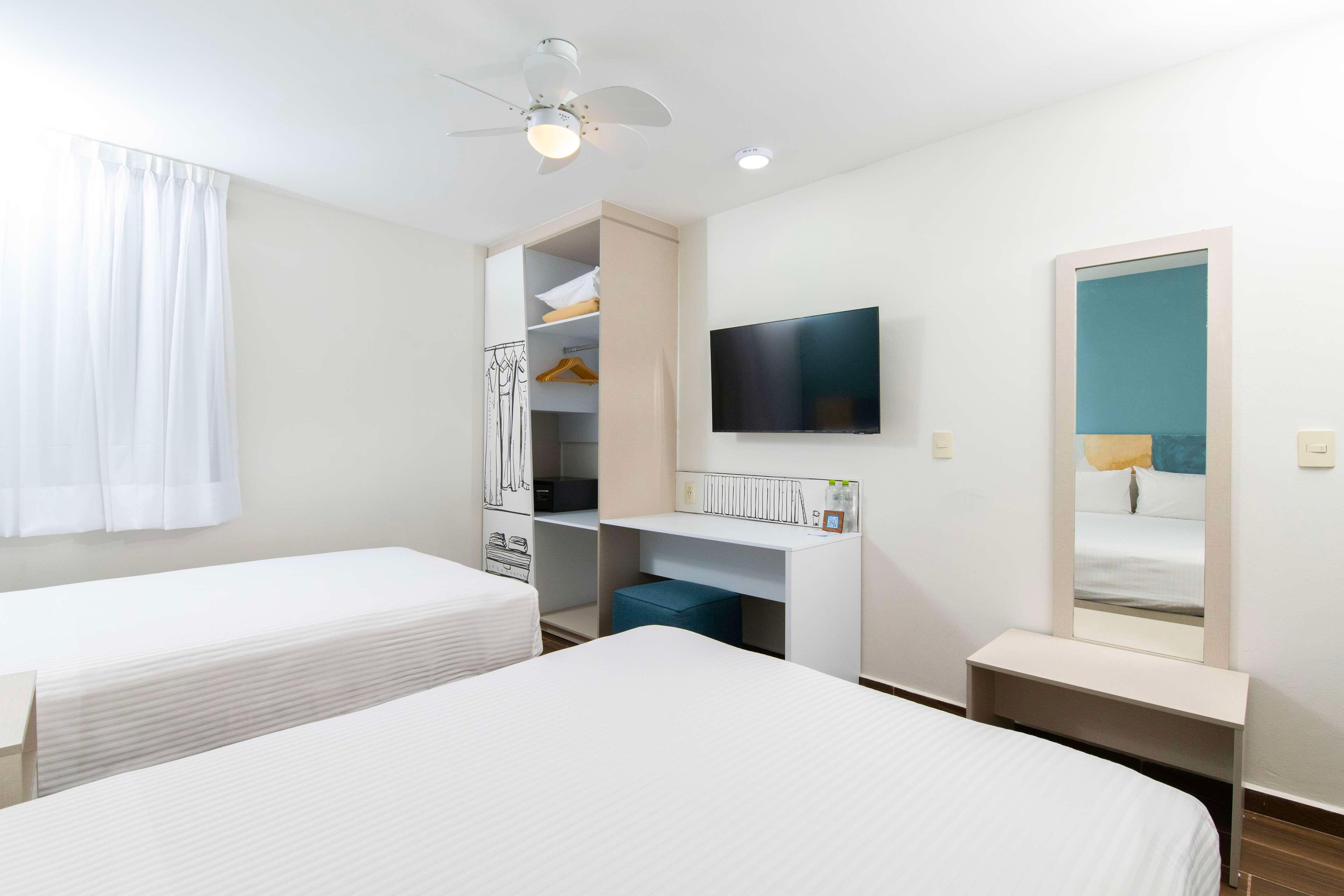 Double Two Double Beds