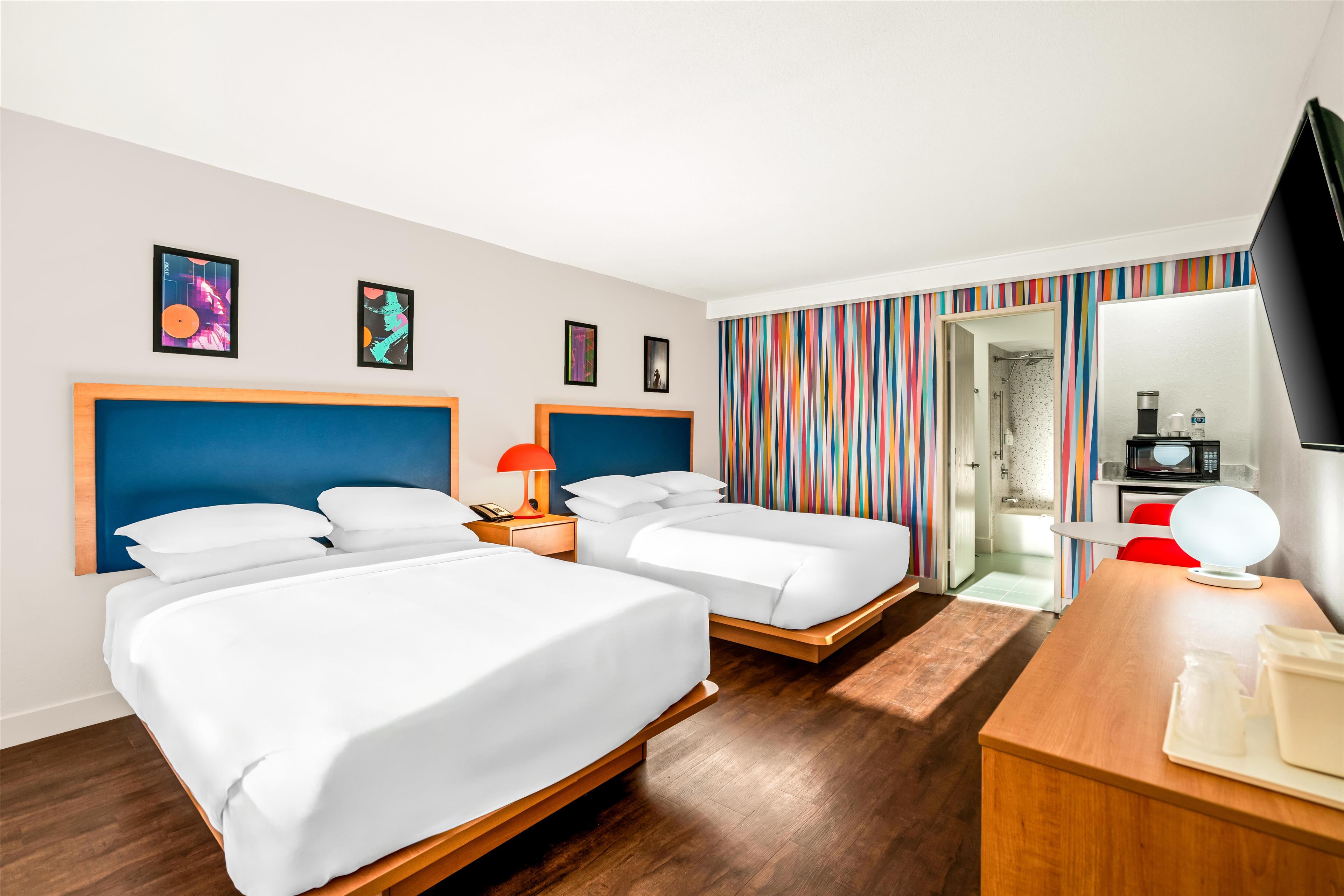 Double Two Queen Beds