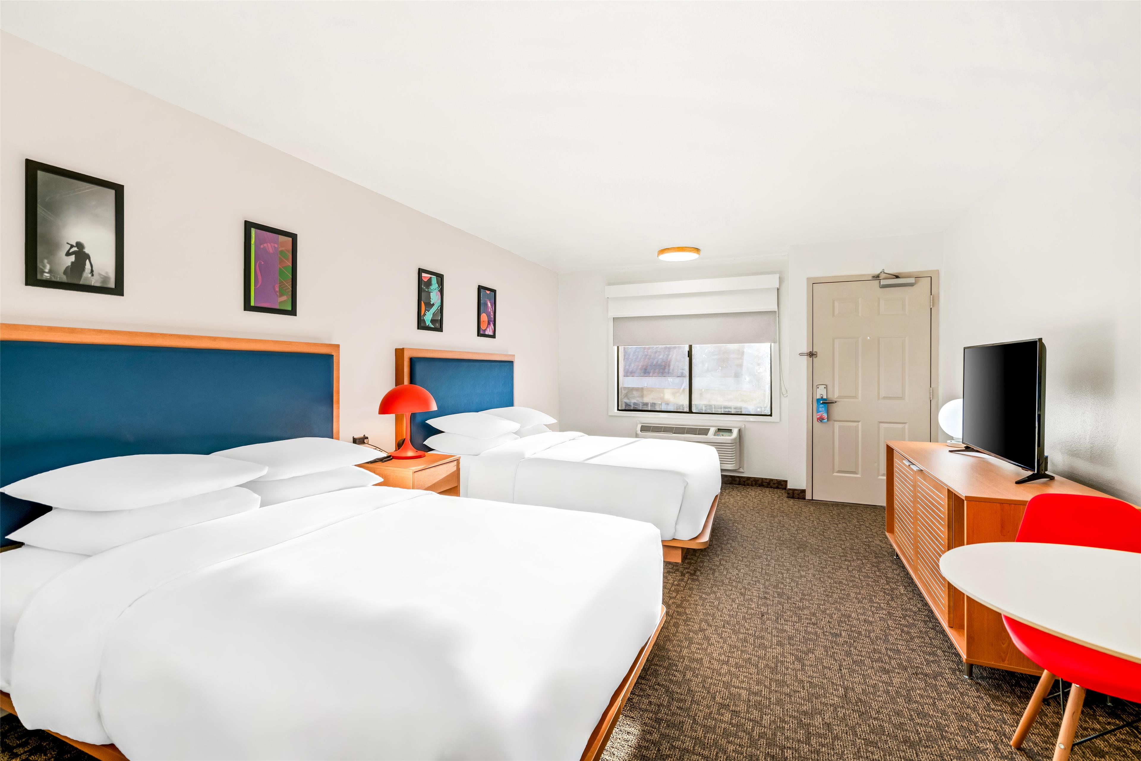 Double Two Queen Beds