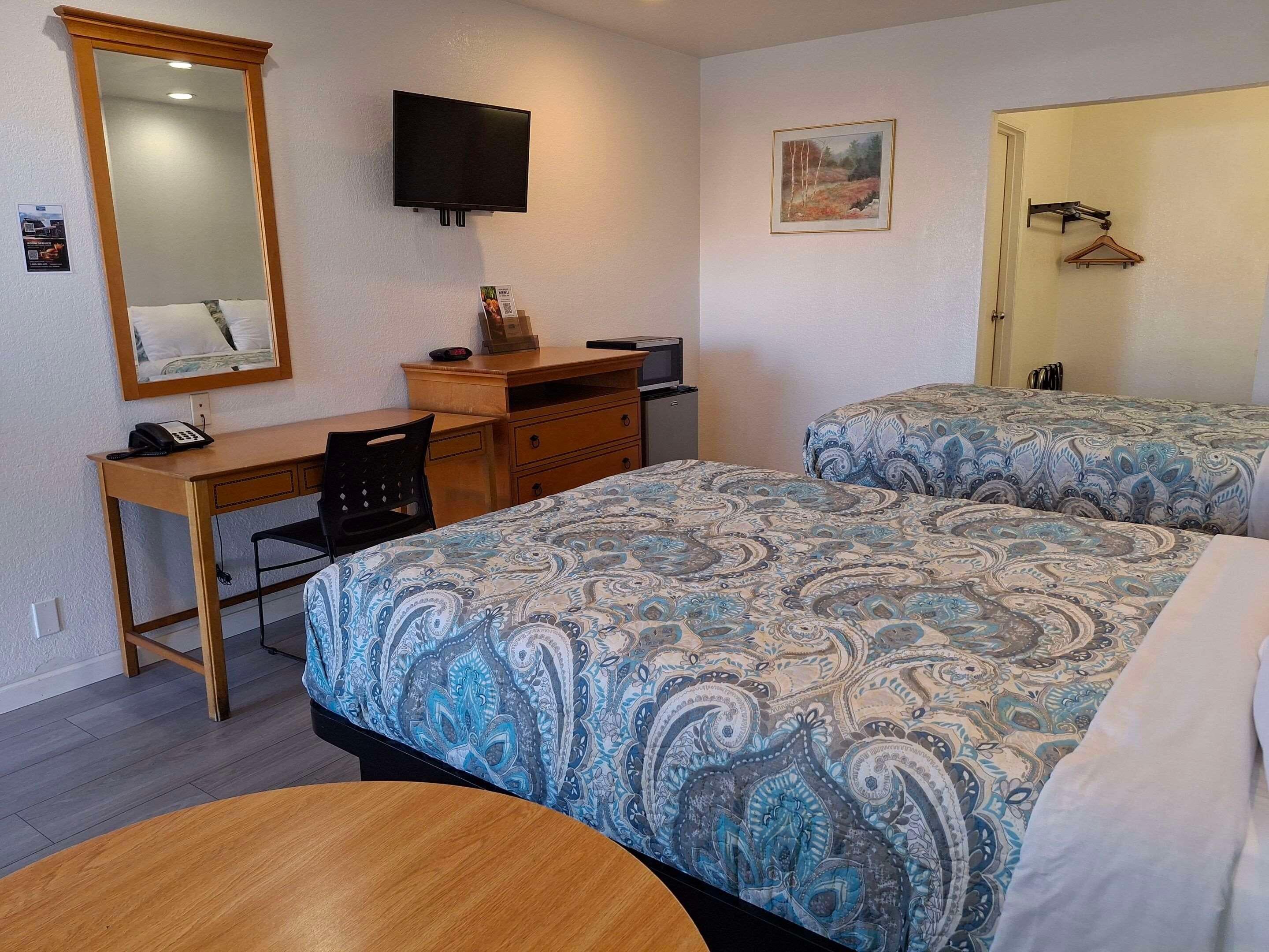 Double Two Double Beds