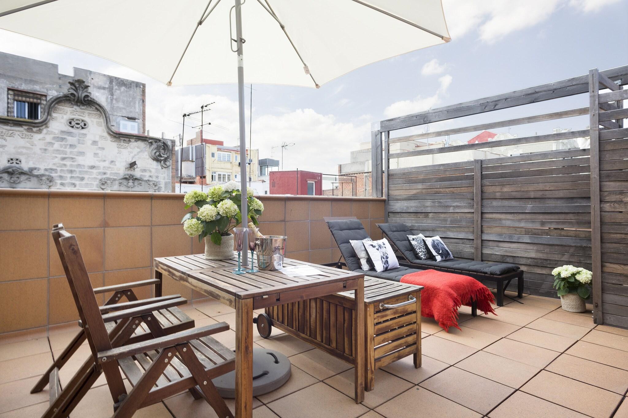 Double Two Bedrooms with Terrace