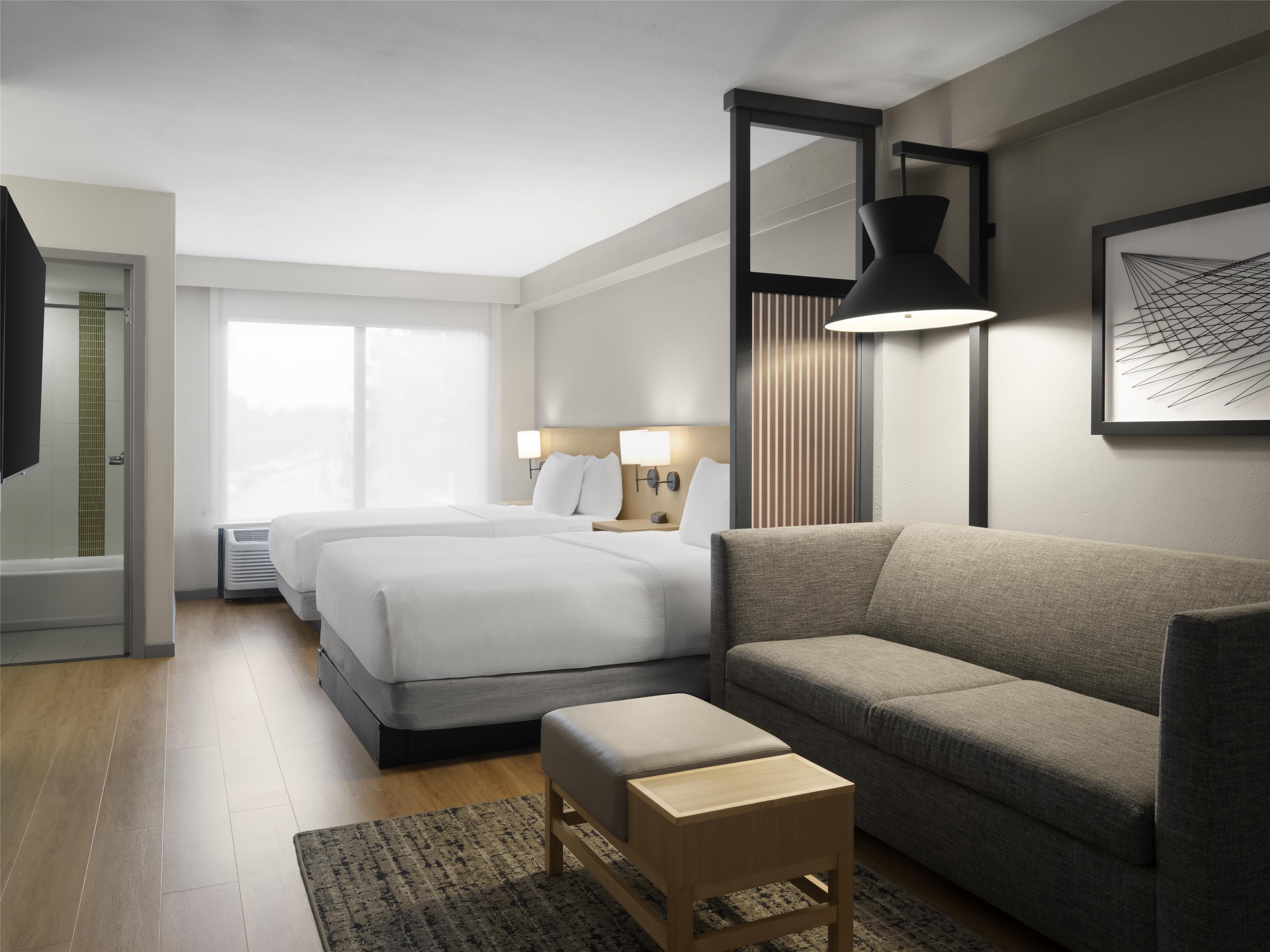 Double Two Double Beds