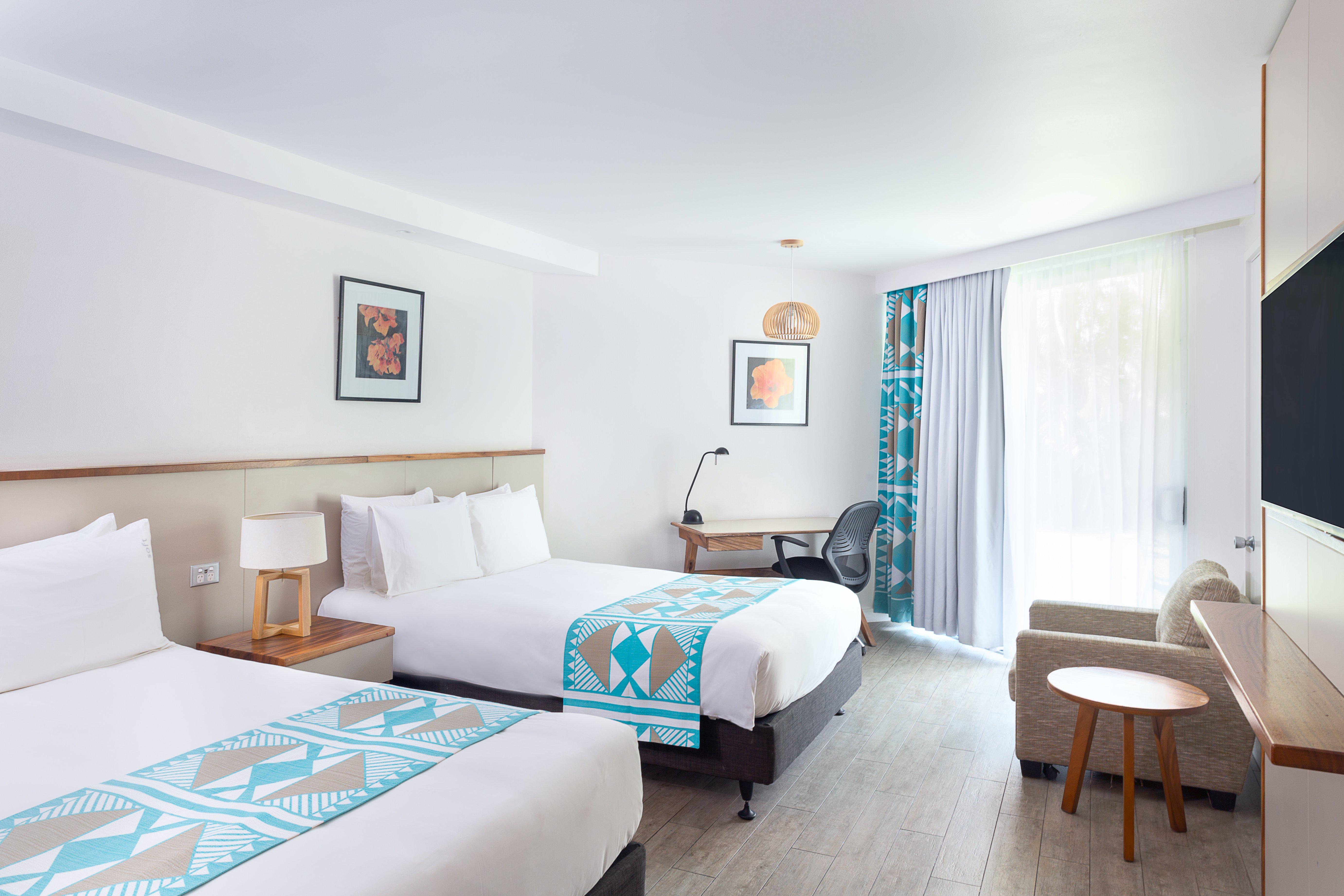 Double Two Double Beds