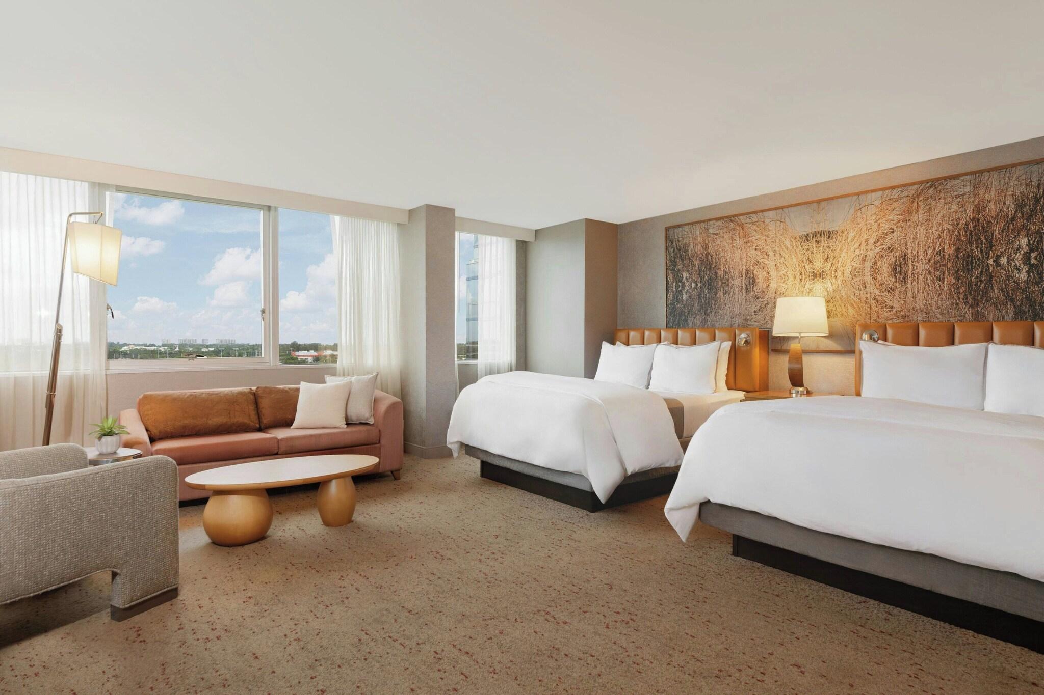 Double Two Queen Beds