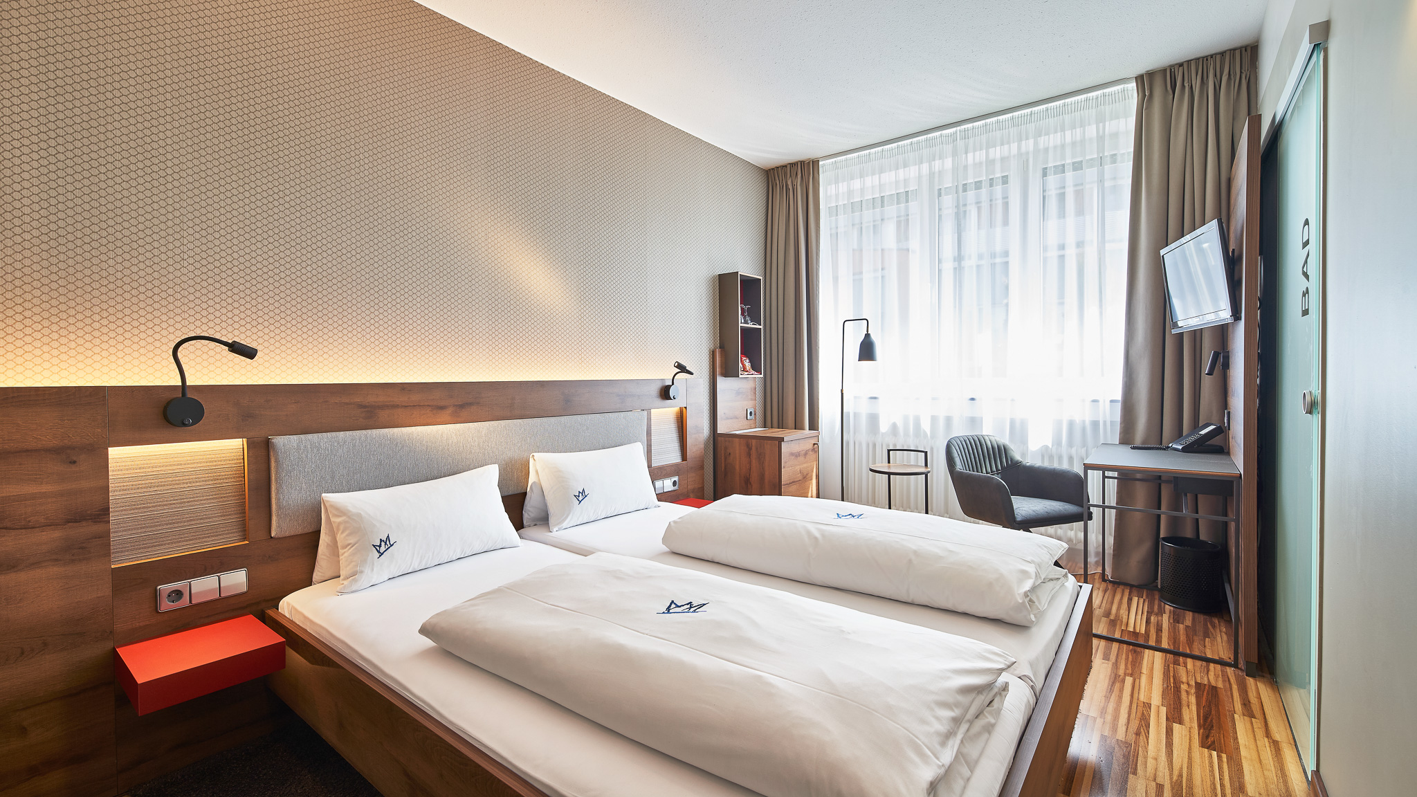 Double One Bedroom with Air Conditioning