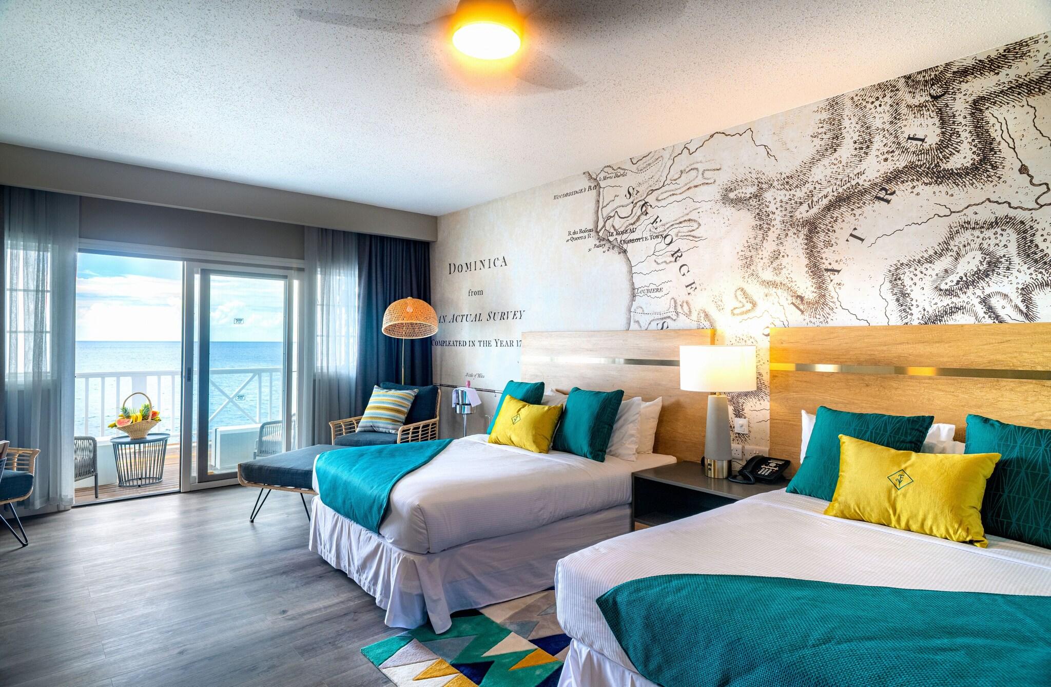 Double Ocean Front King Bed