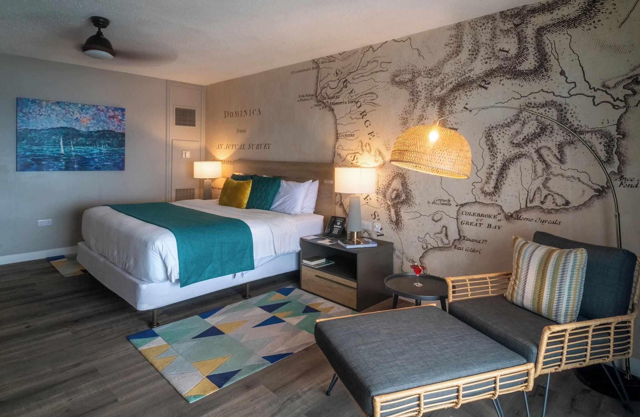 Twin Ocean Front Two Double Beds