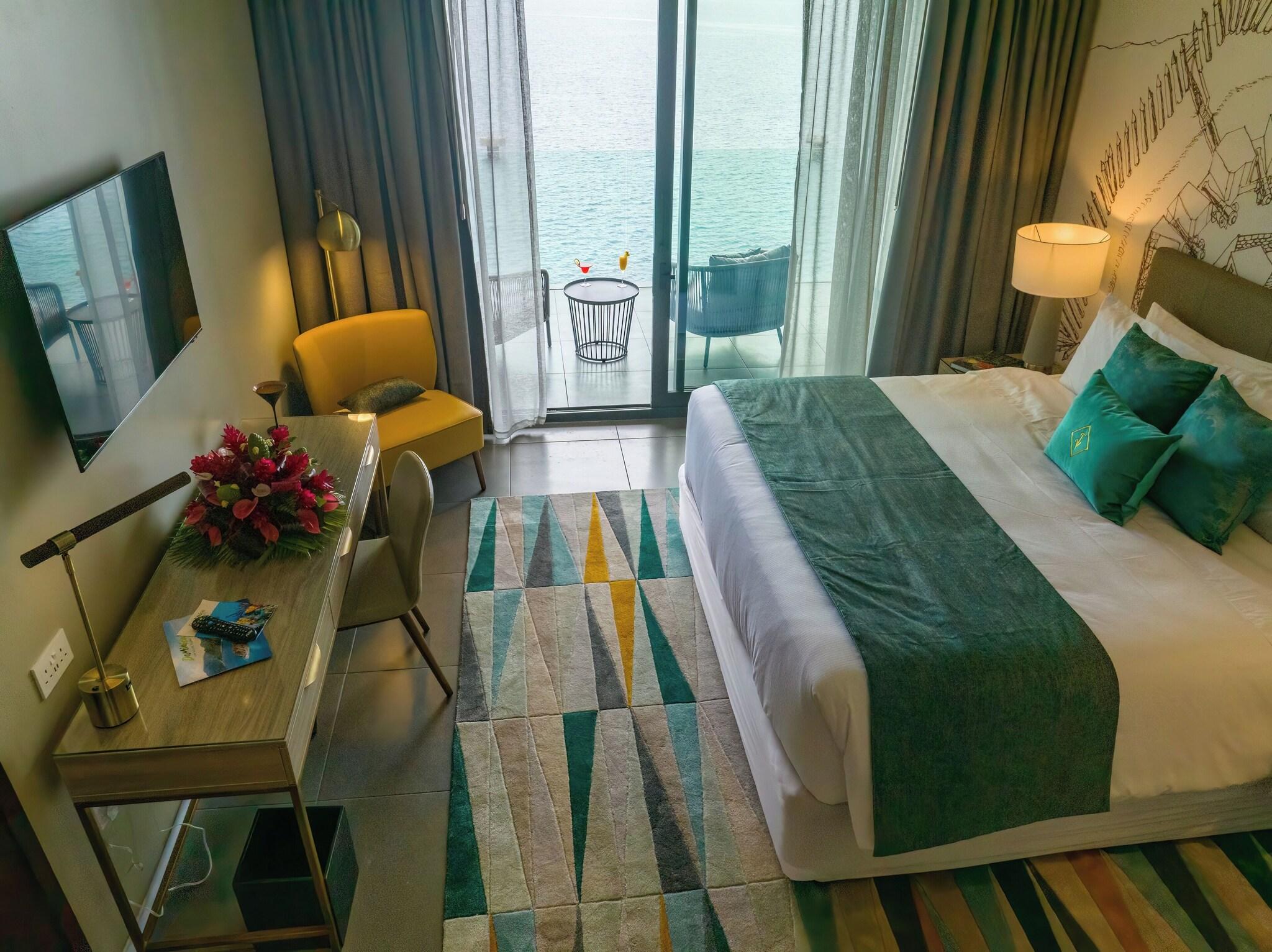 Quadruple Ocean View Two Double Beds