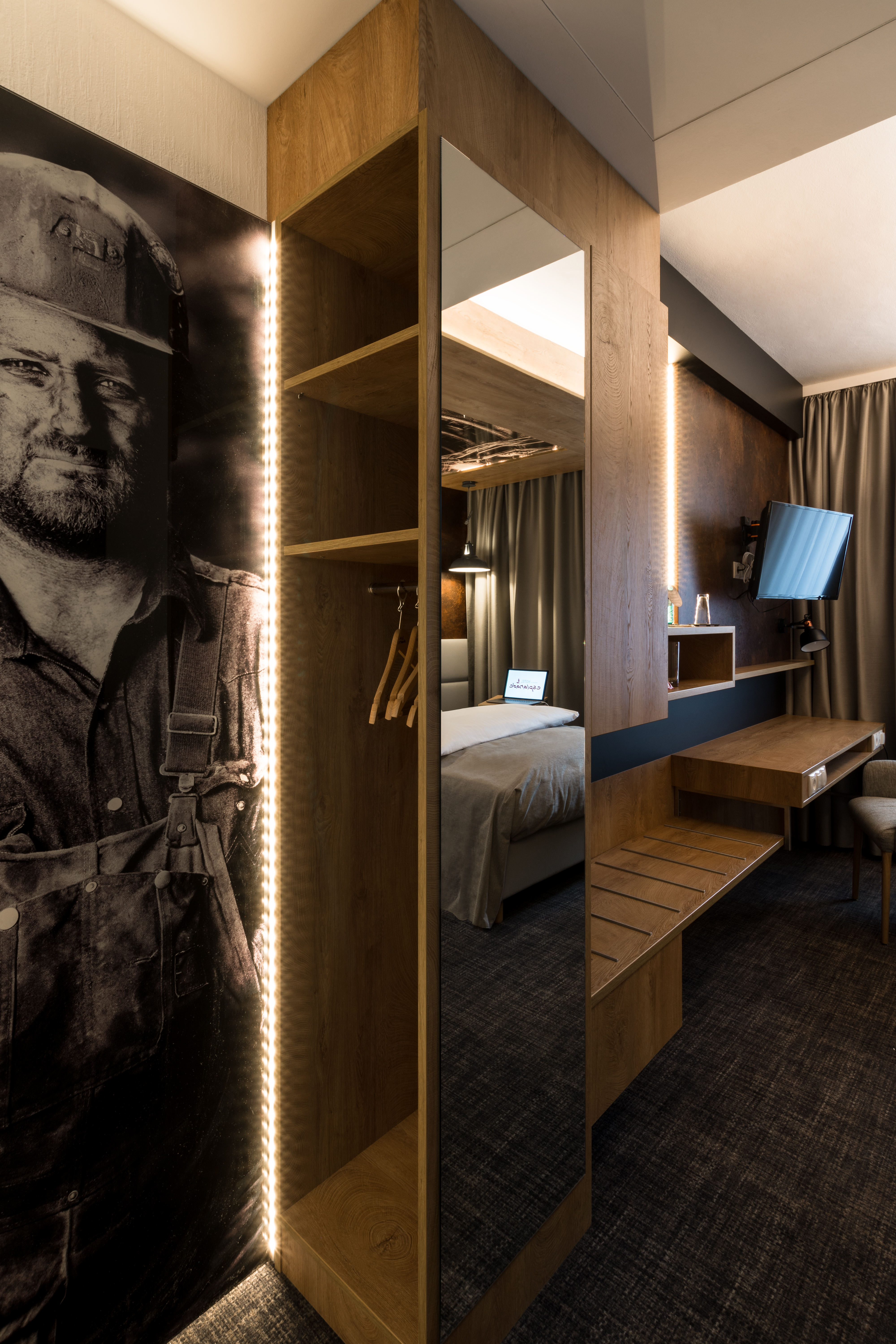 Double Single One Bed