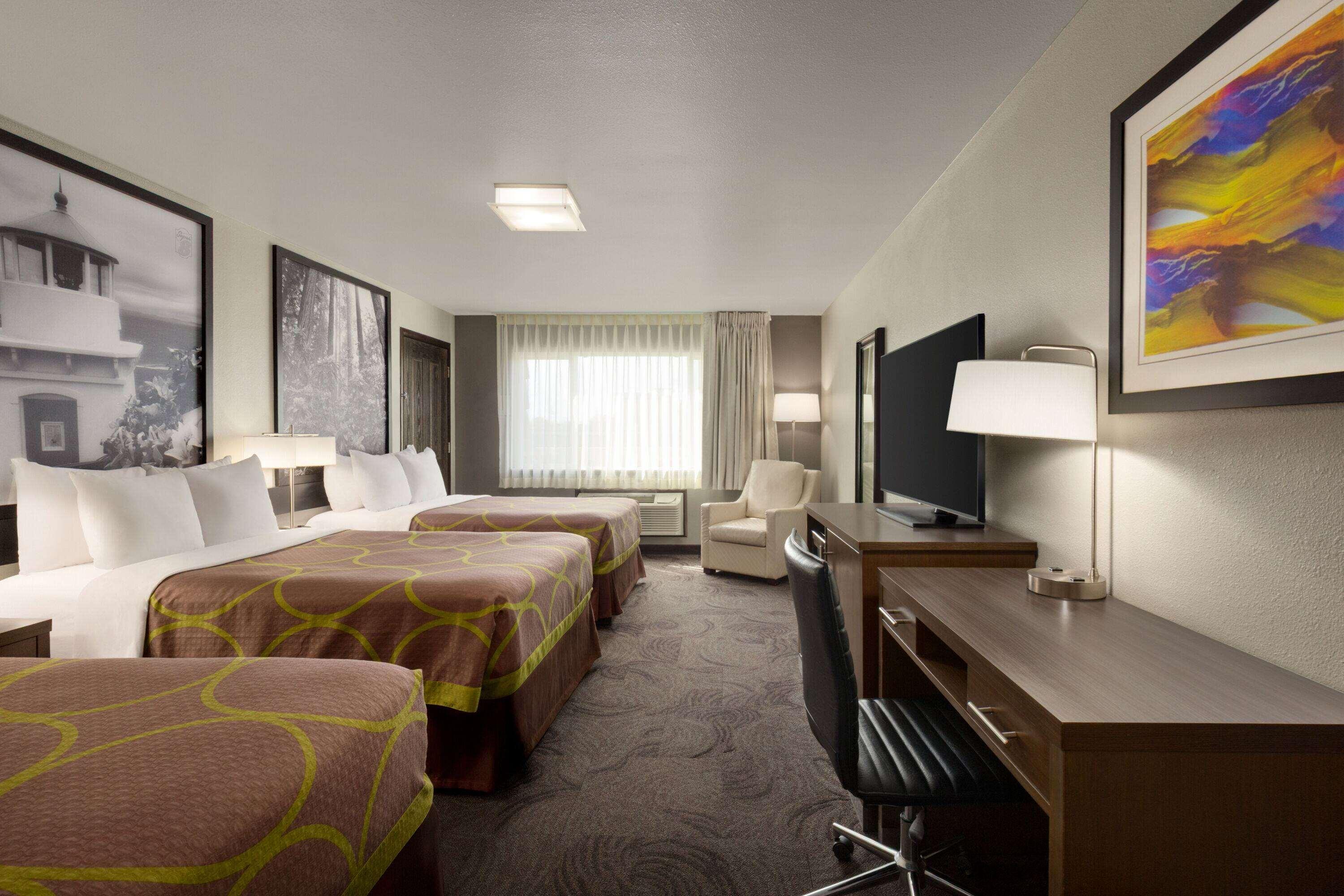 Room Two Double Beds Non Smoking