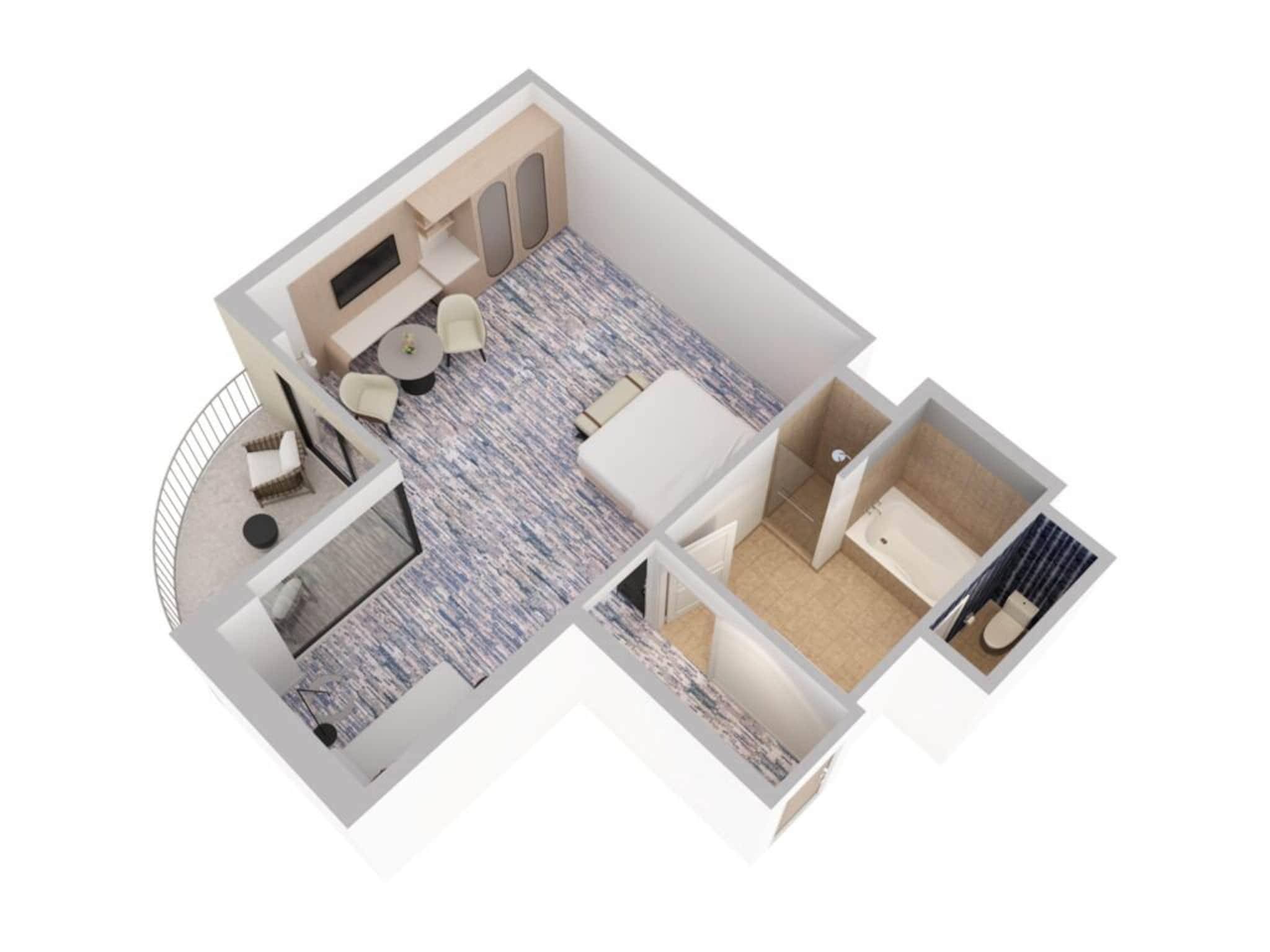 Double Club King Bed