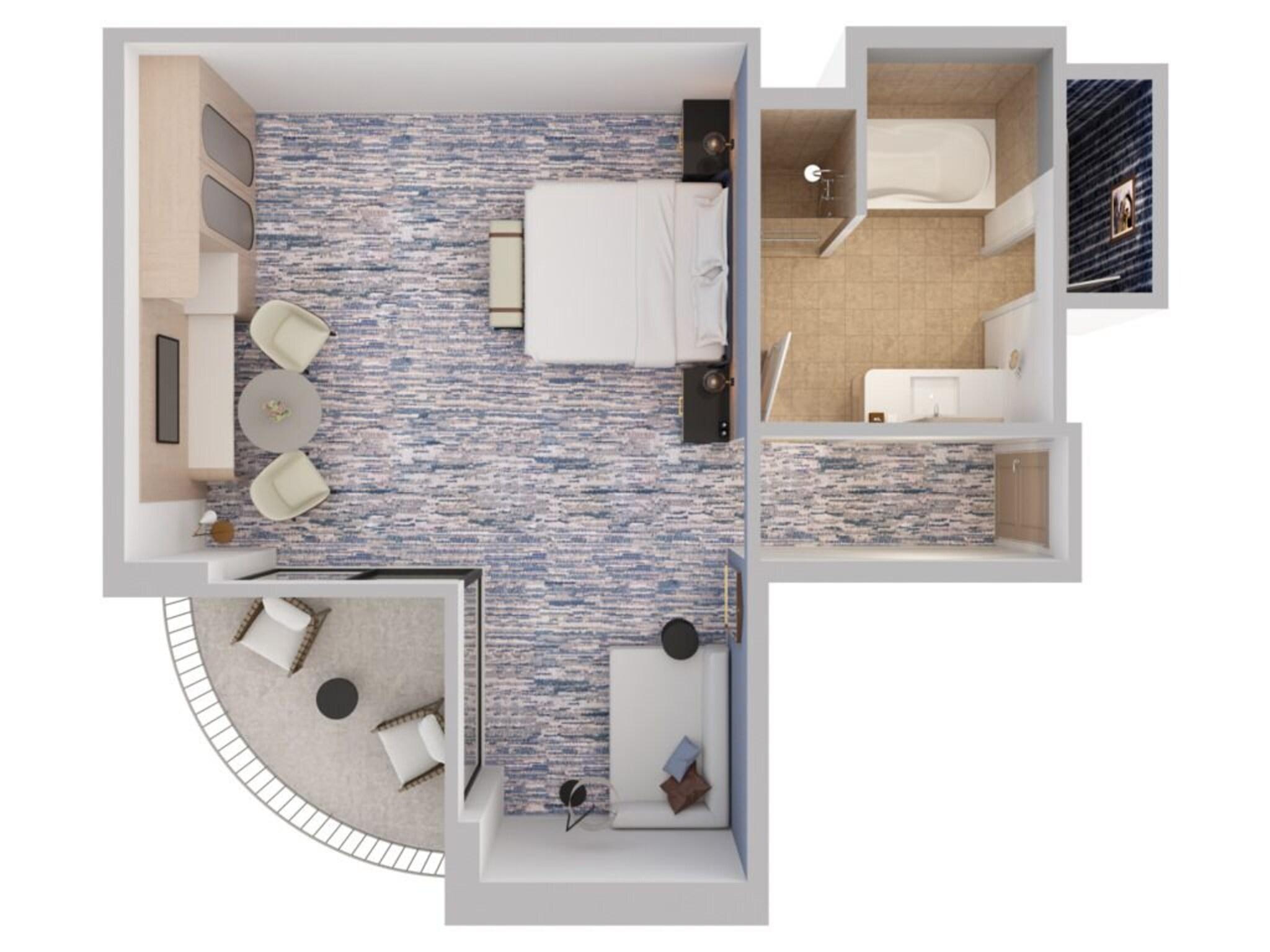 Double Club King Bed