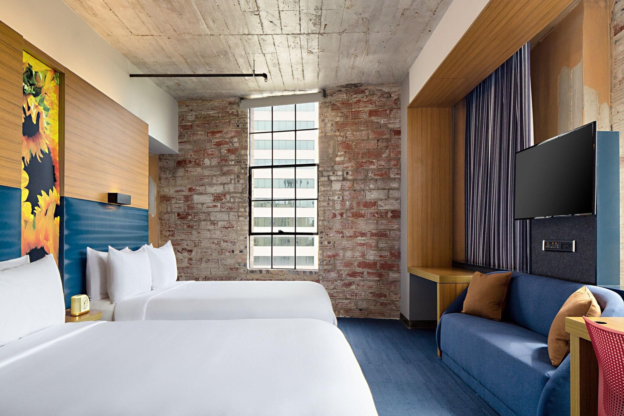 Quadruple Two Queen Beds