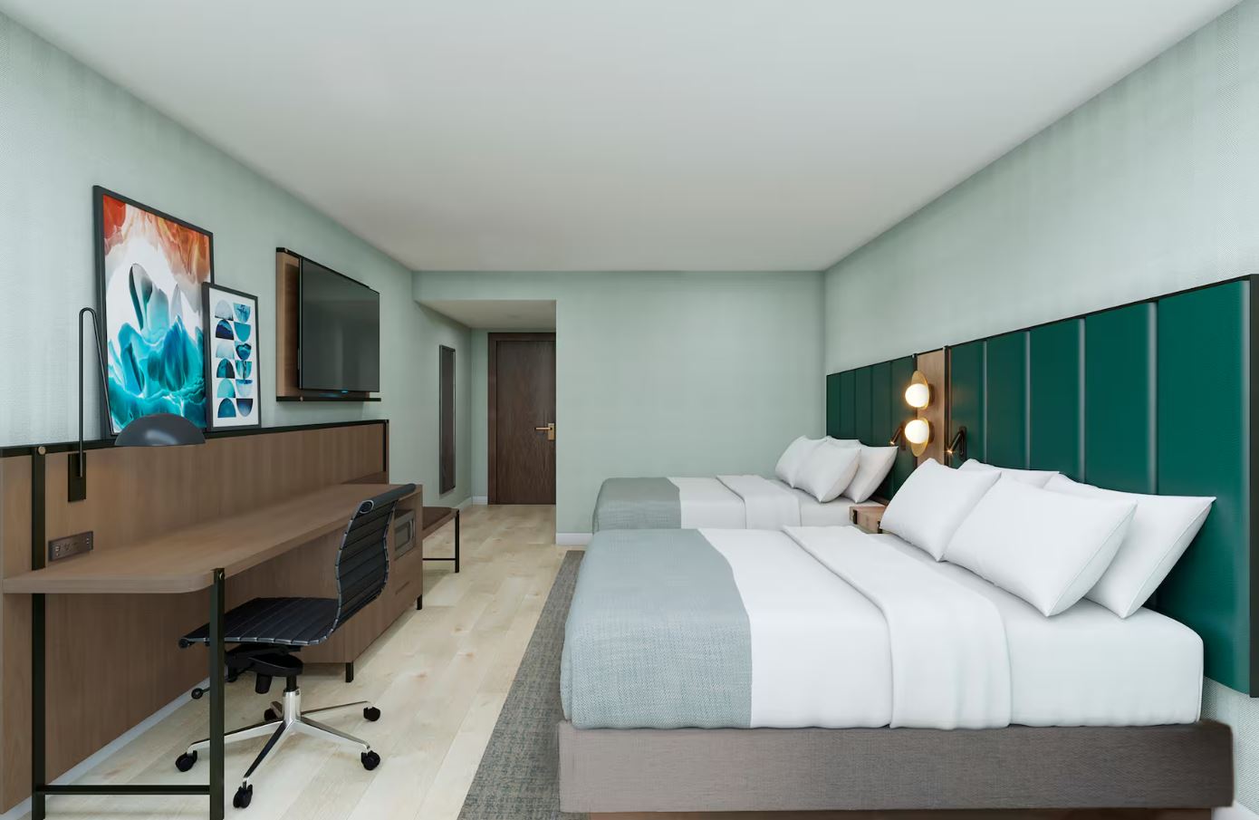 Double Accessible-two Queen Beds