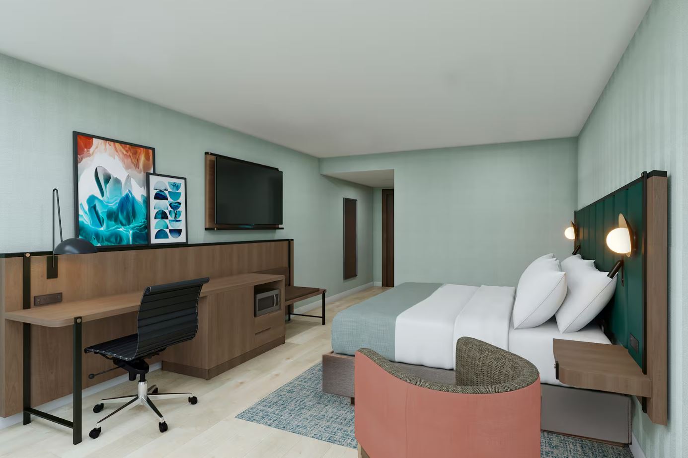 Double Accessible King Size Bed